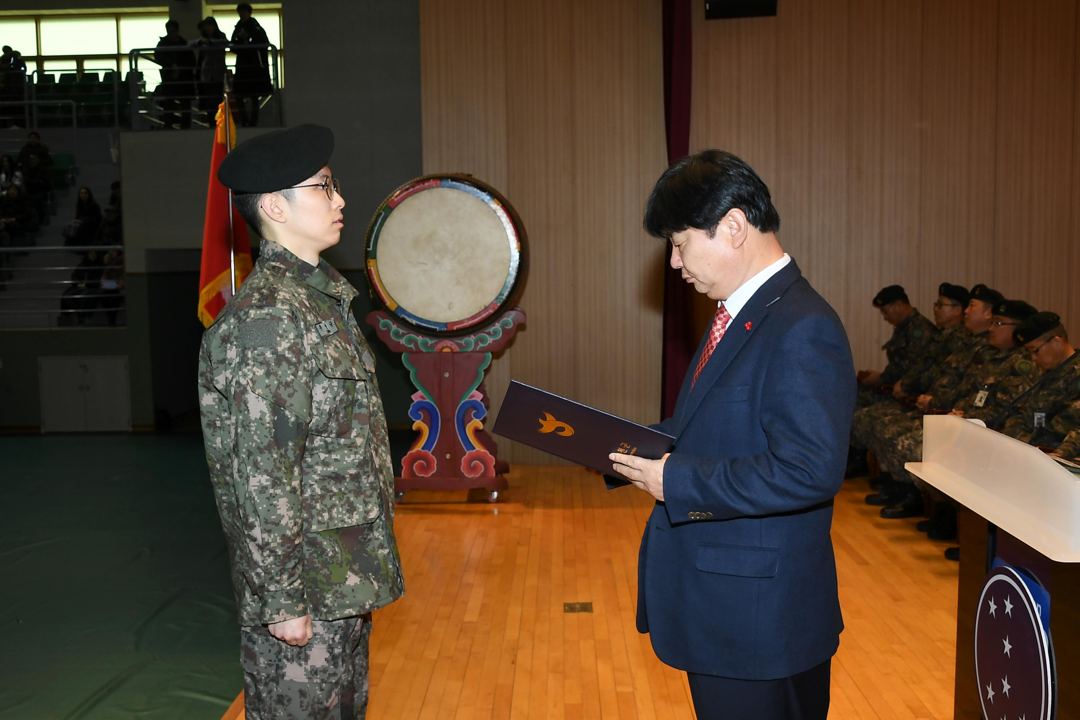 2019 육군 제7보병사단신병 수료식 의 사진