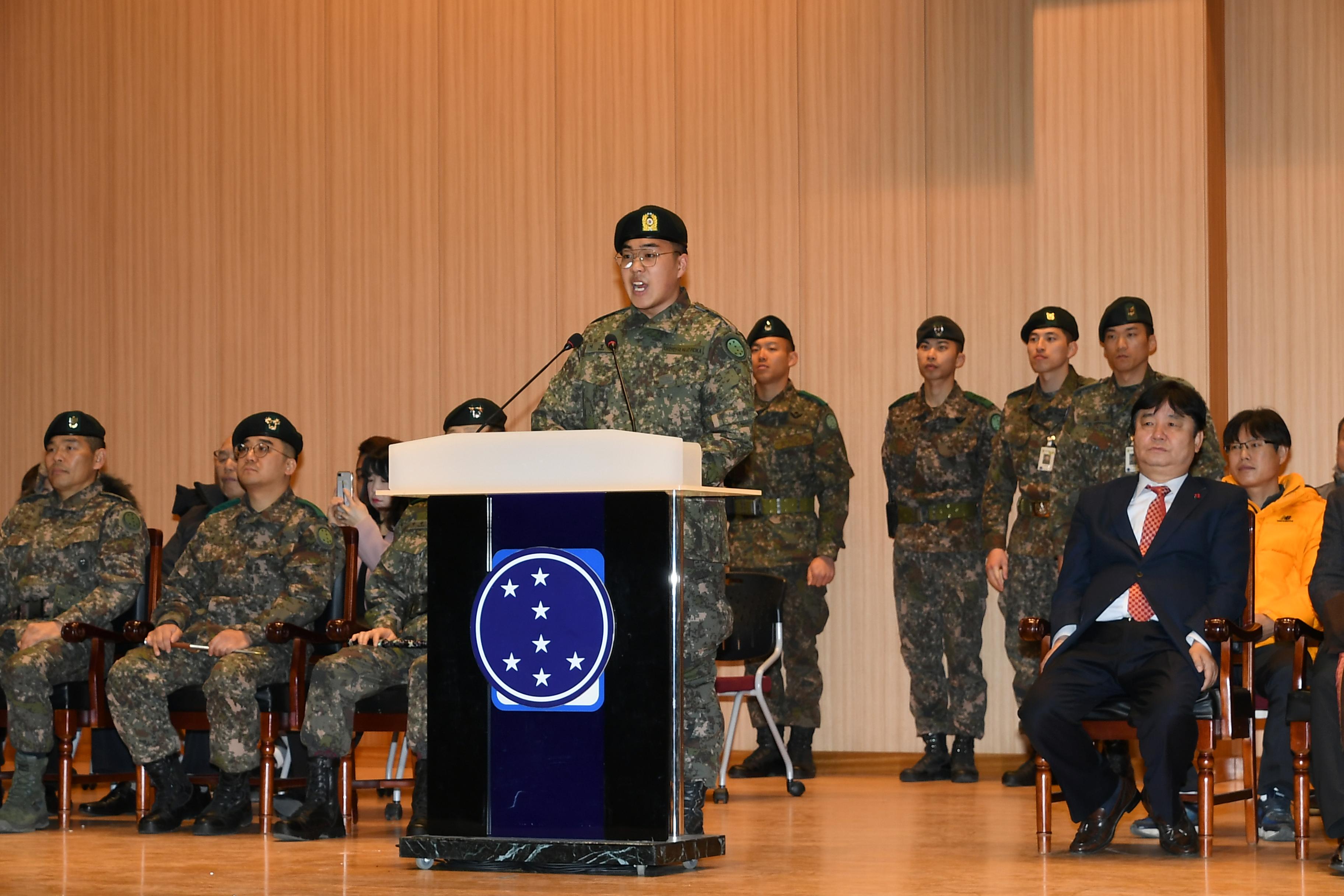 2019 육군 제7보병사단신병 수료식 의 사진