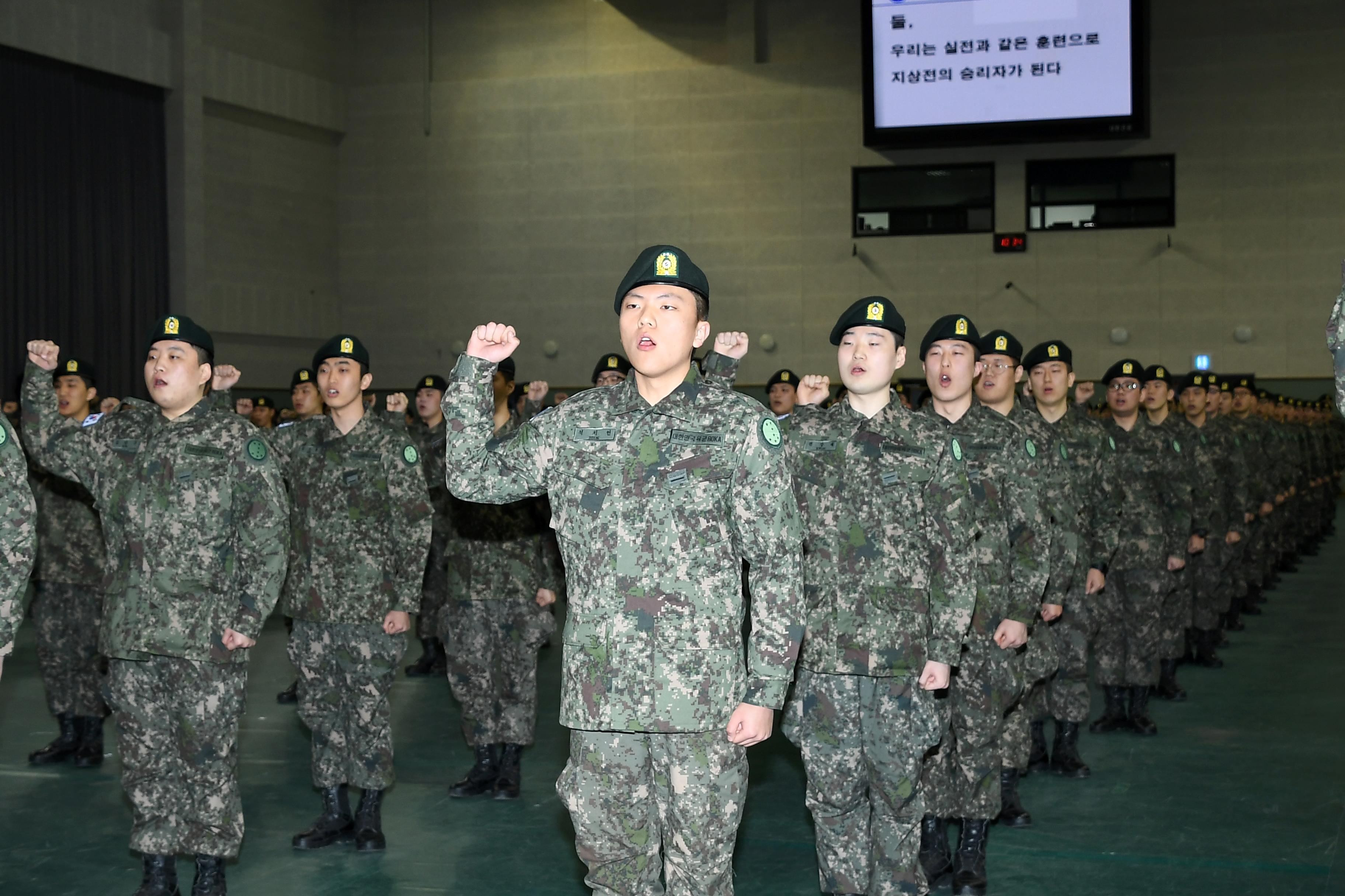 2019 육군 제7보병사단신병 수료식 의 사진