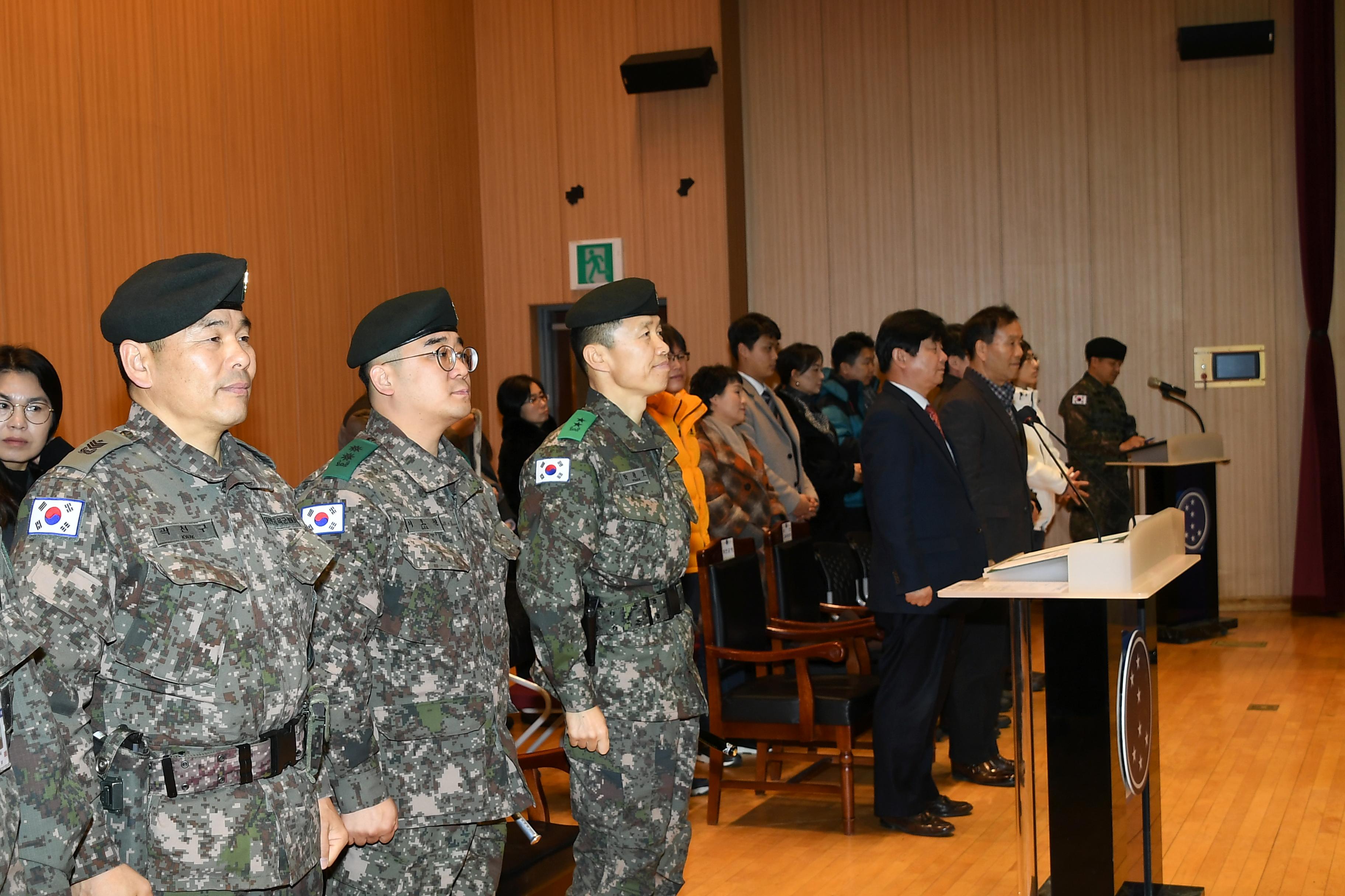 2019 육군 제7보병사단신병 수료식 의 사진