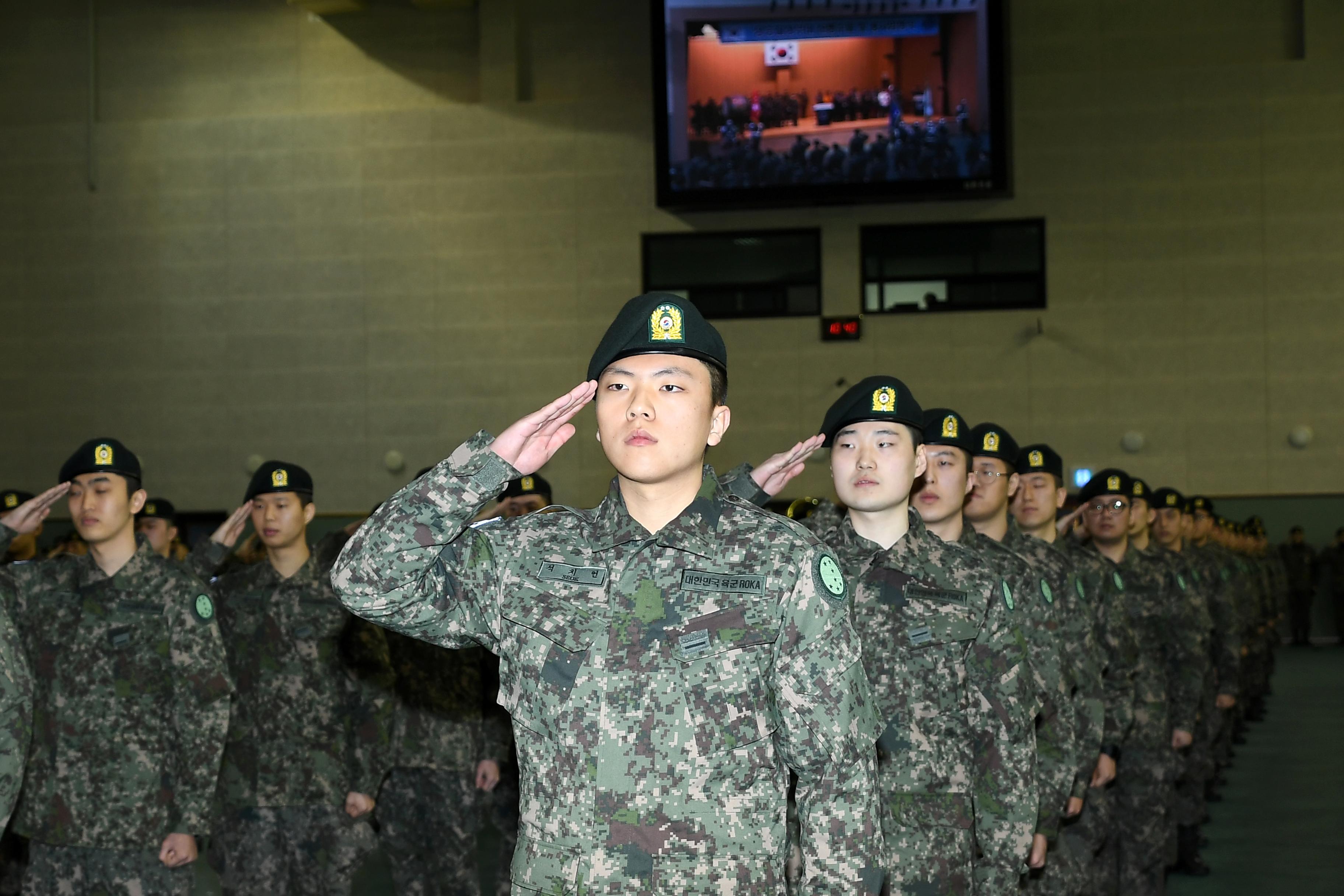 2019 육군 제7보병사단신병 수료식 의 사진