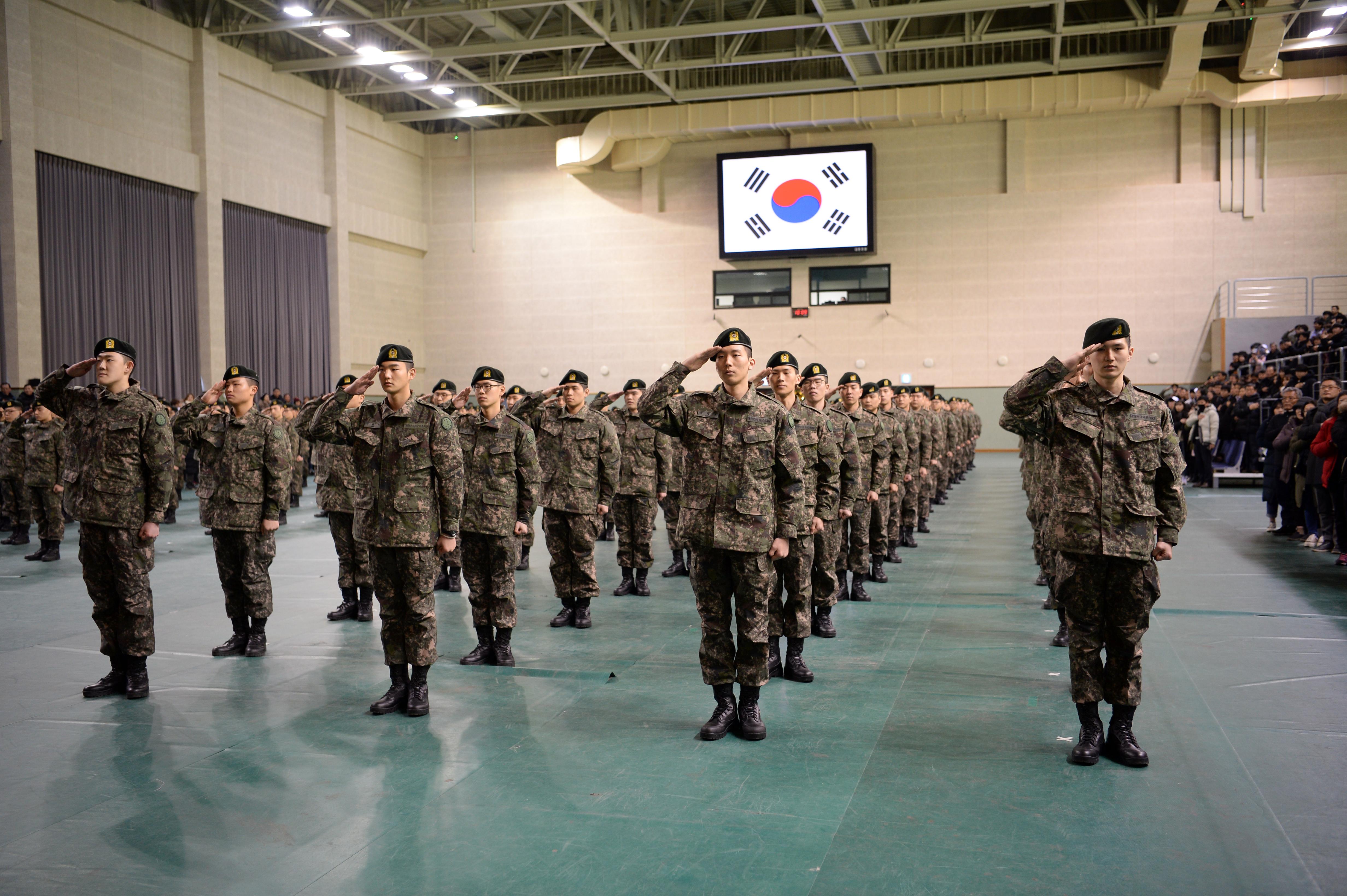 2019 육군 제7보병 사단 신병수료식 의 사진