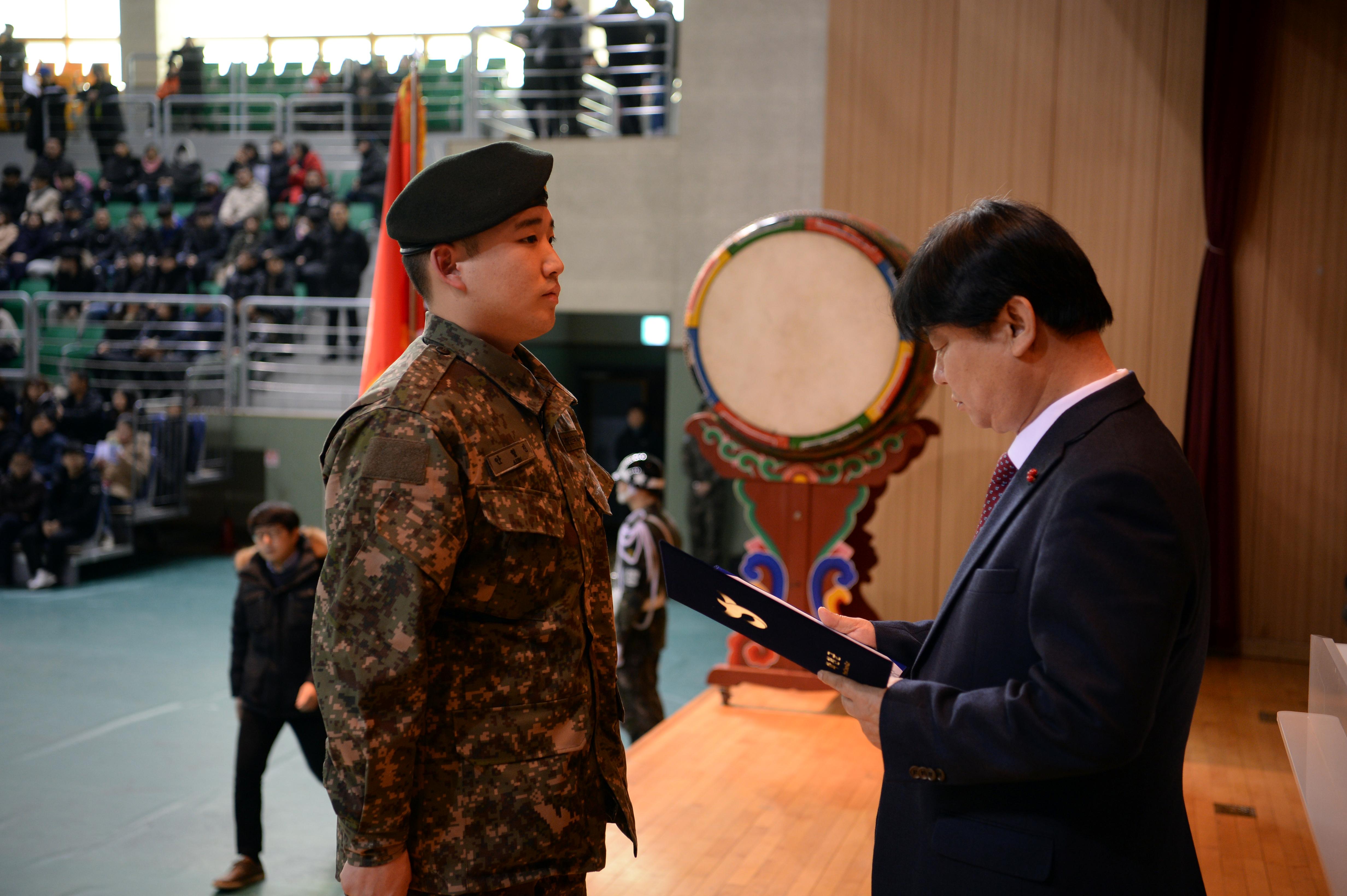 2019 육군 제7보병 사단 신병수료식 의 사진