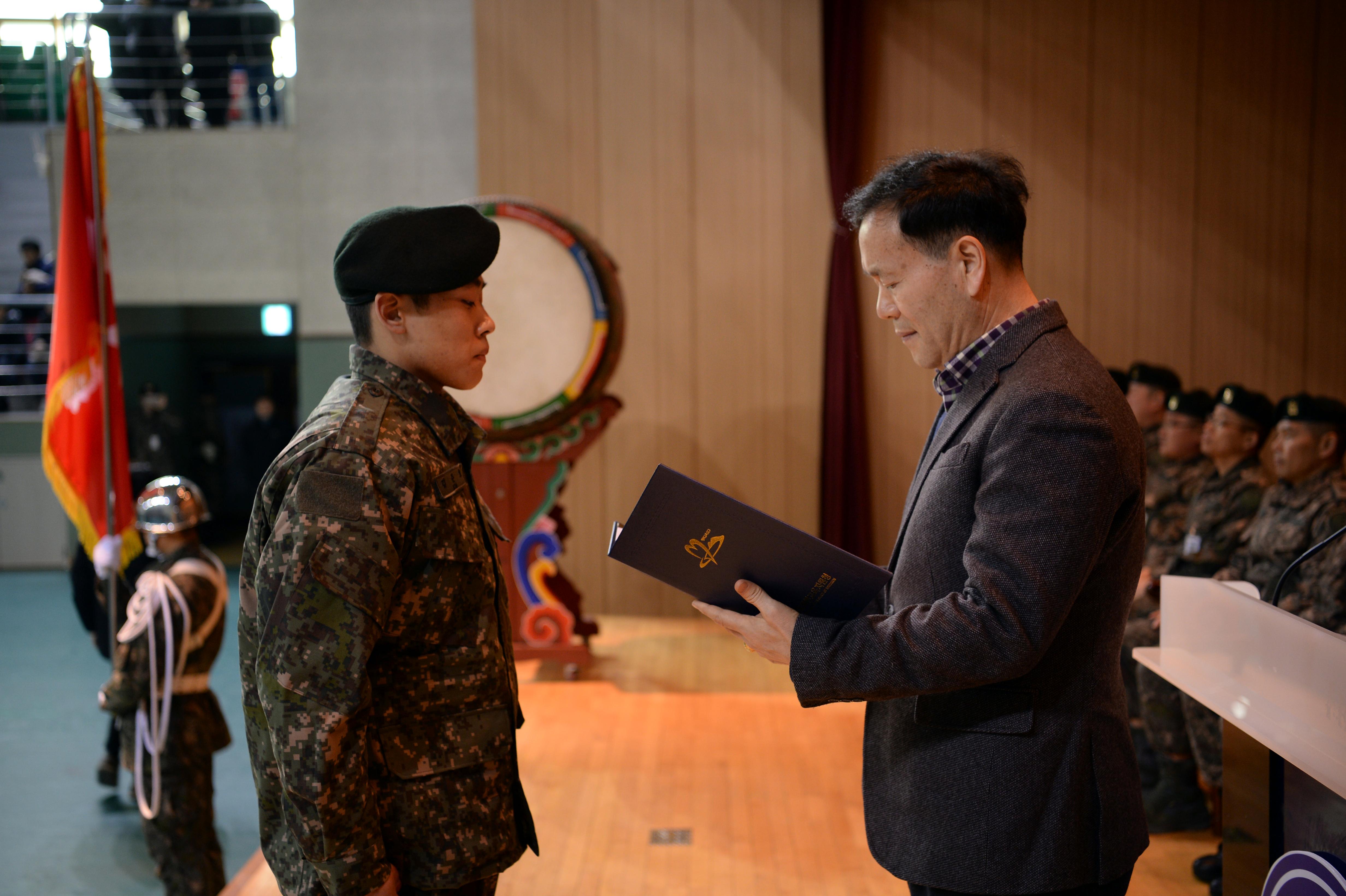 2019 육군 제7보병 사단 신병수료식 의 사진