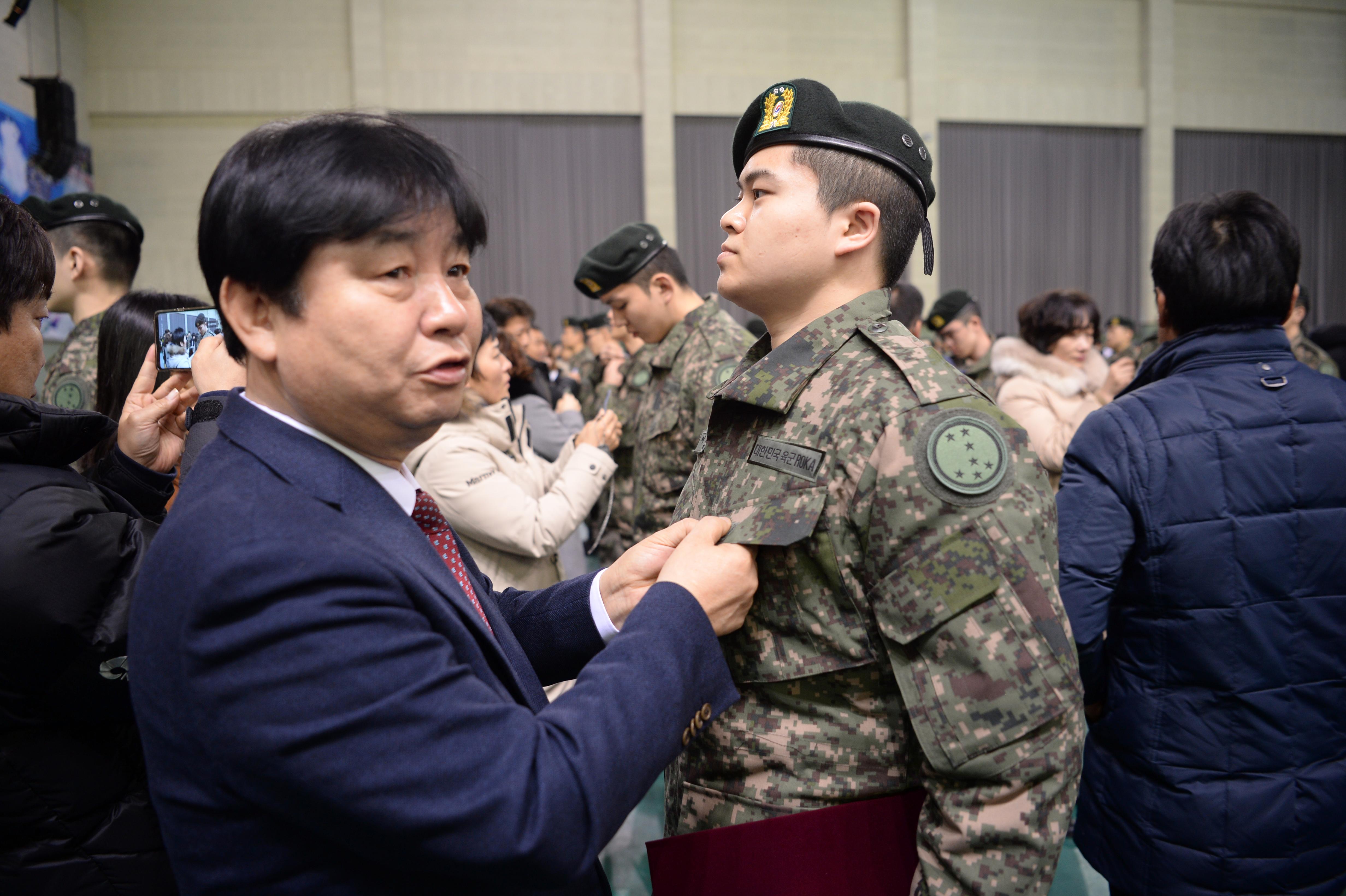 2019 육군 제7보병 사단 신병수료식 의 사진