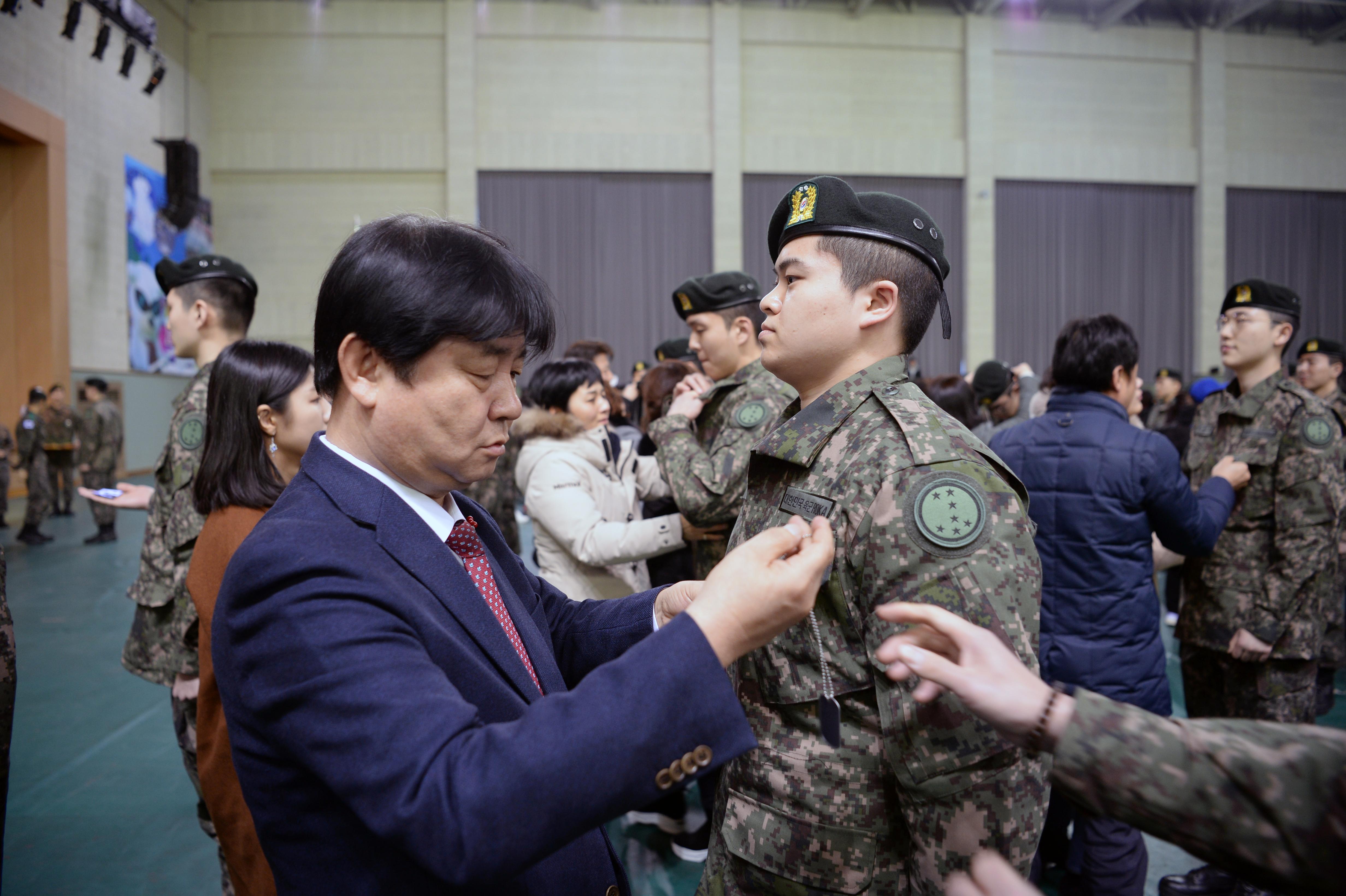 2019 육군 제7보병 사단 신병수료식 의 사진