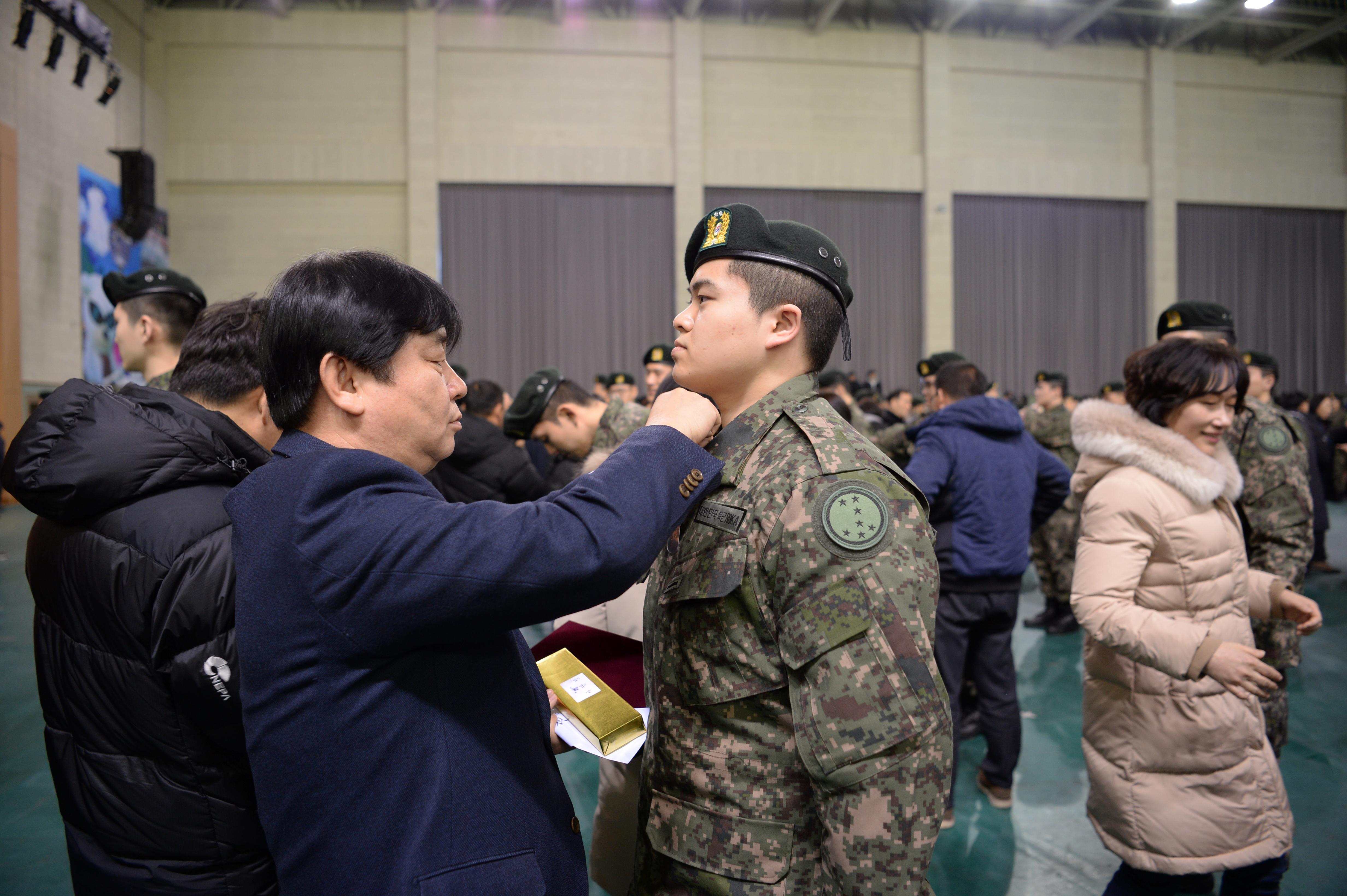 2019 육군 제7보병 사단 신병수료식 의 사진