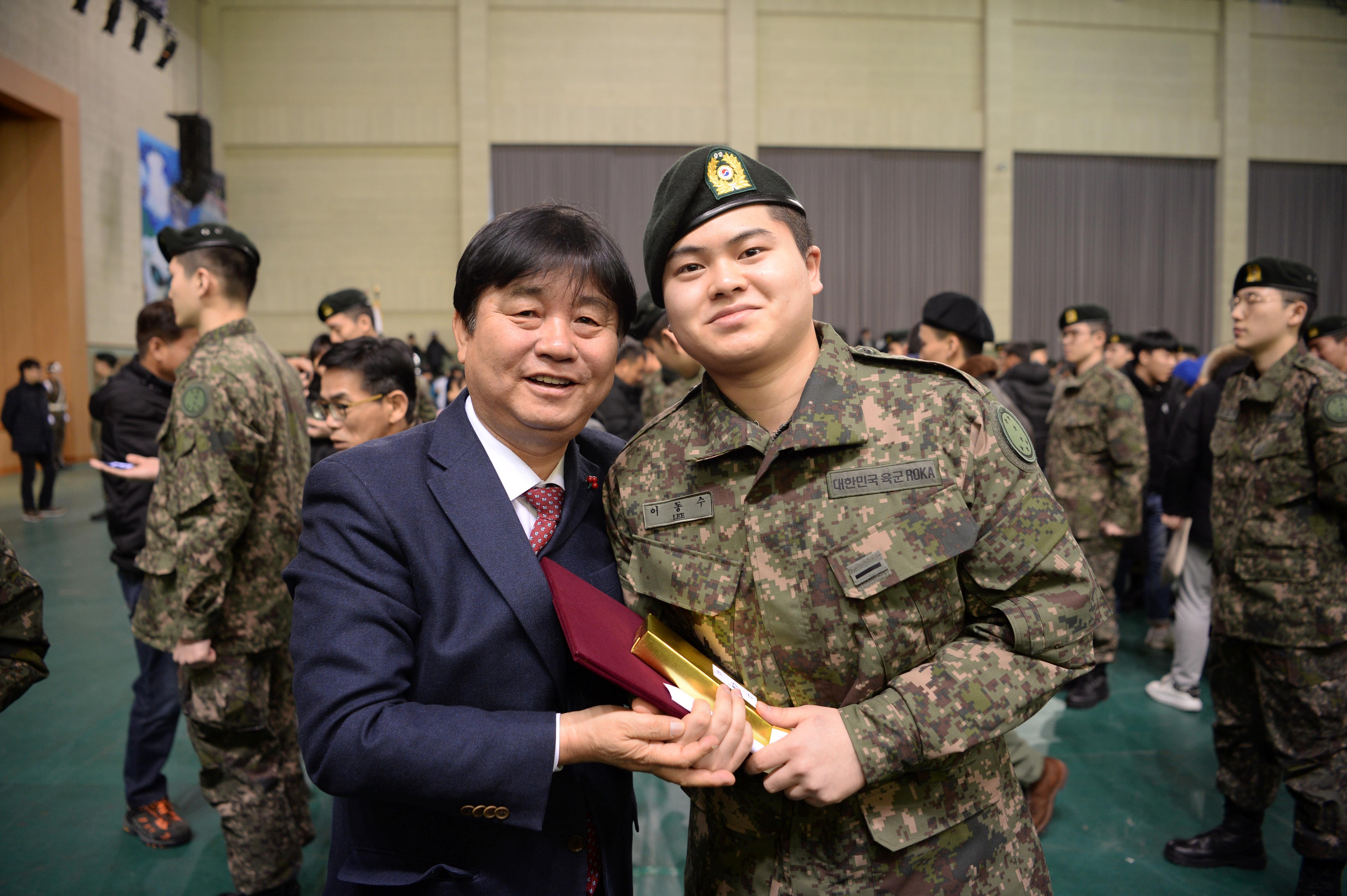 2019 육군 제7보병 사단 신병수료식 의 사진