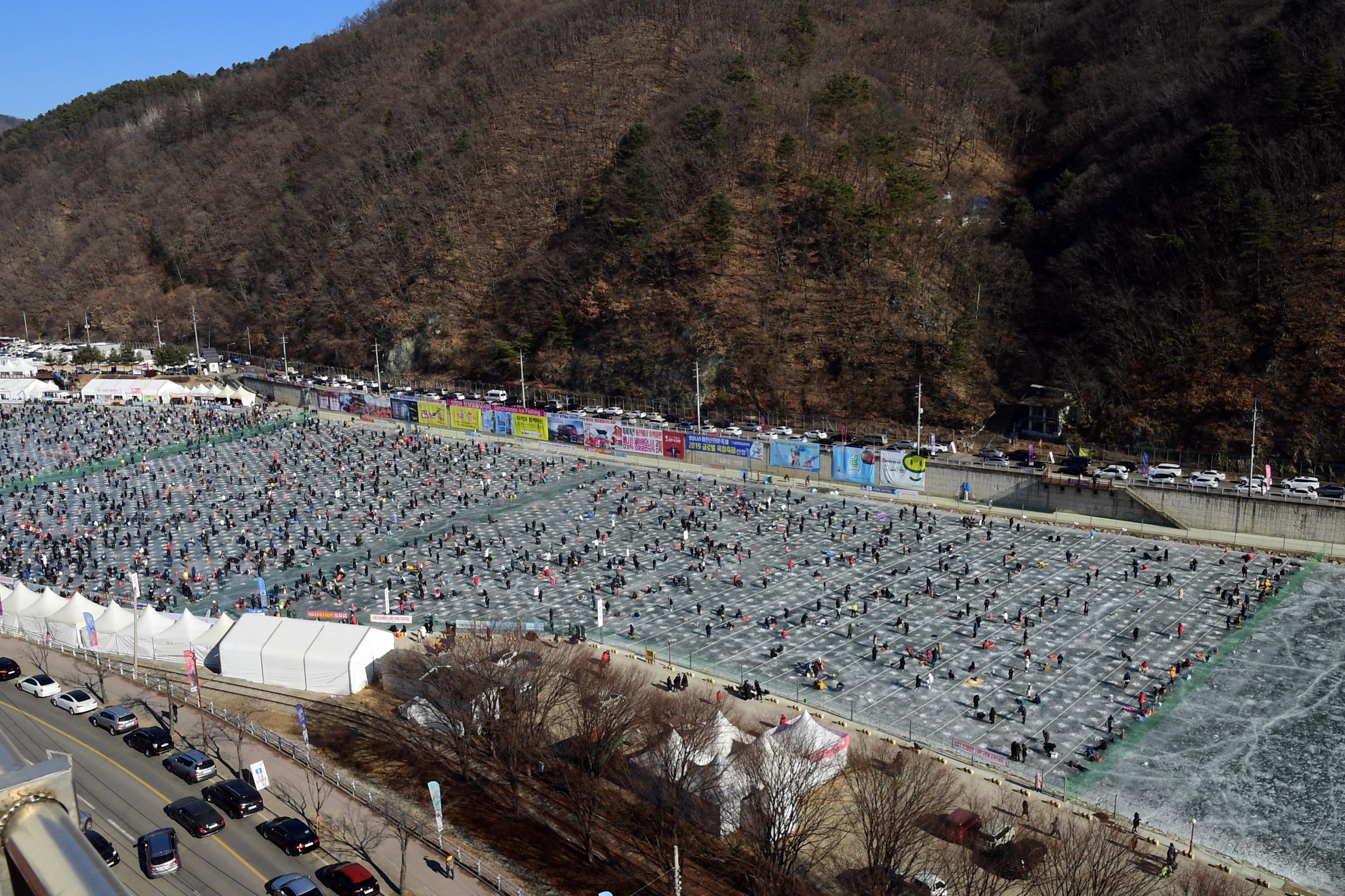 2019 화천산천어축제장 전경 의 사진