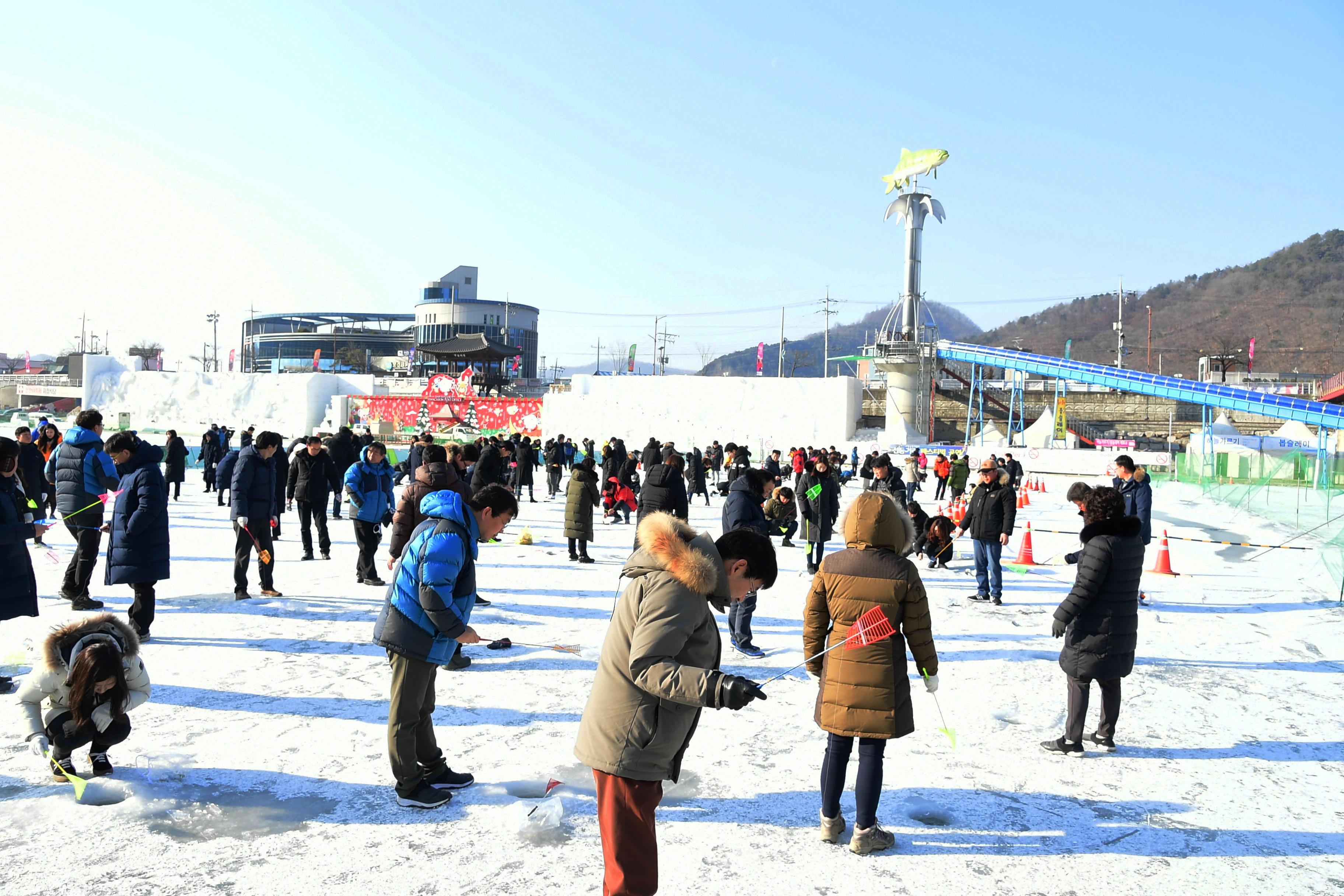 2019 화천산천어축제 공무원얼음낚시 대회 의 사진