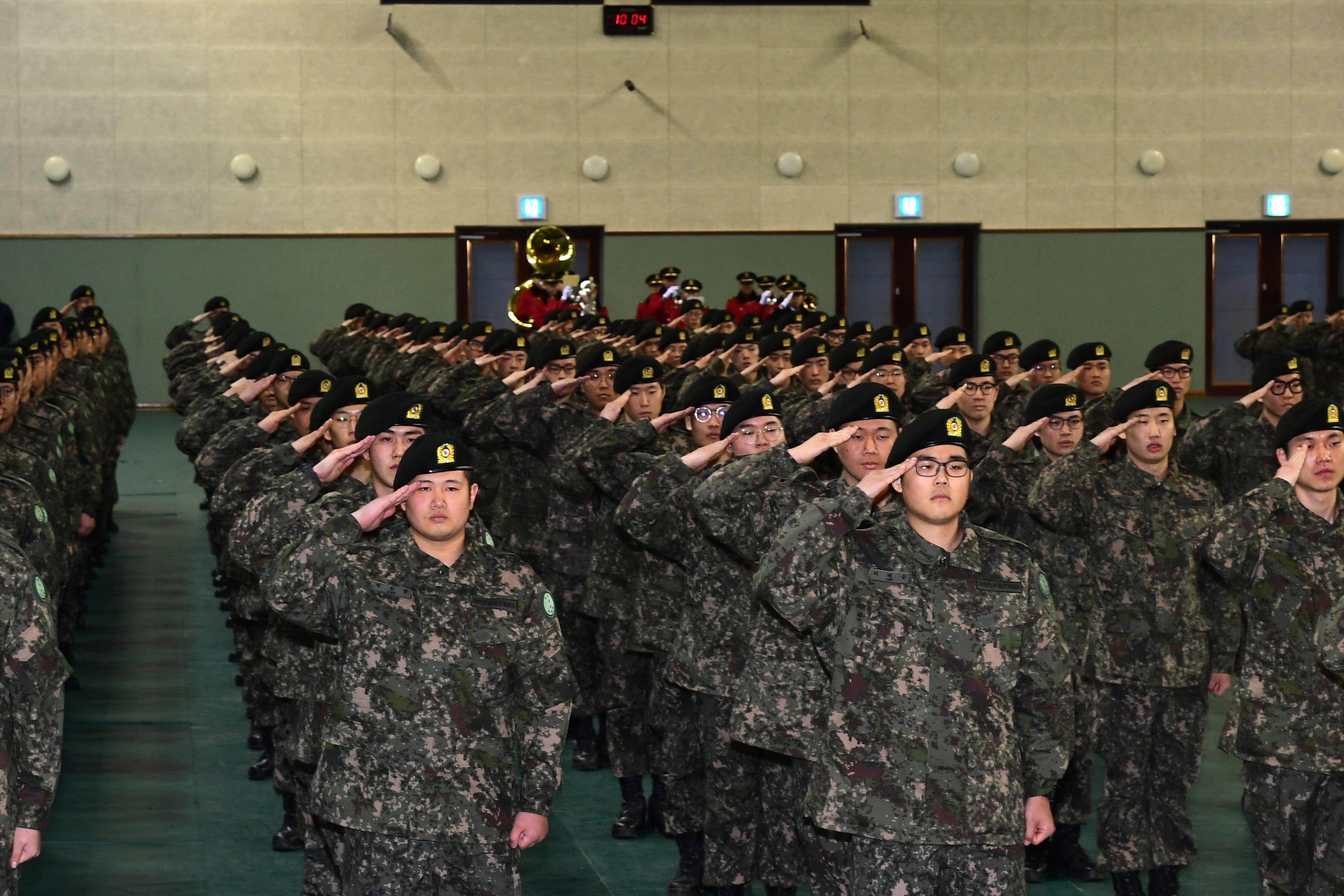 2019 육군 제7보병사단 신병 수료식 의 사진