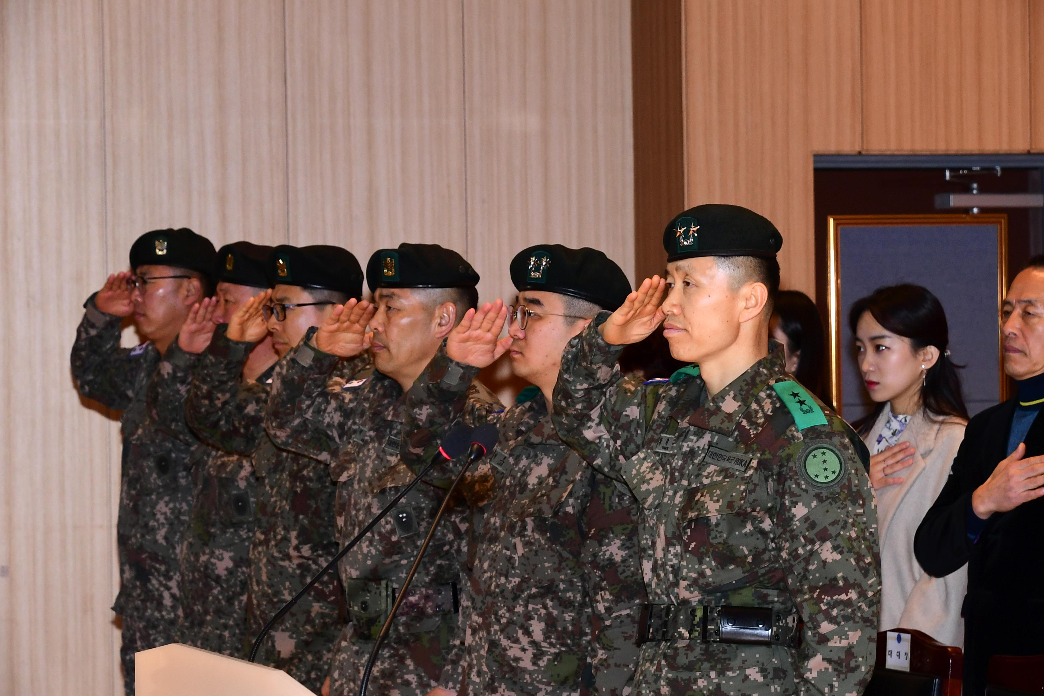 2019 육군 제7보병사단 신병 수료식 의 사진