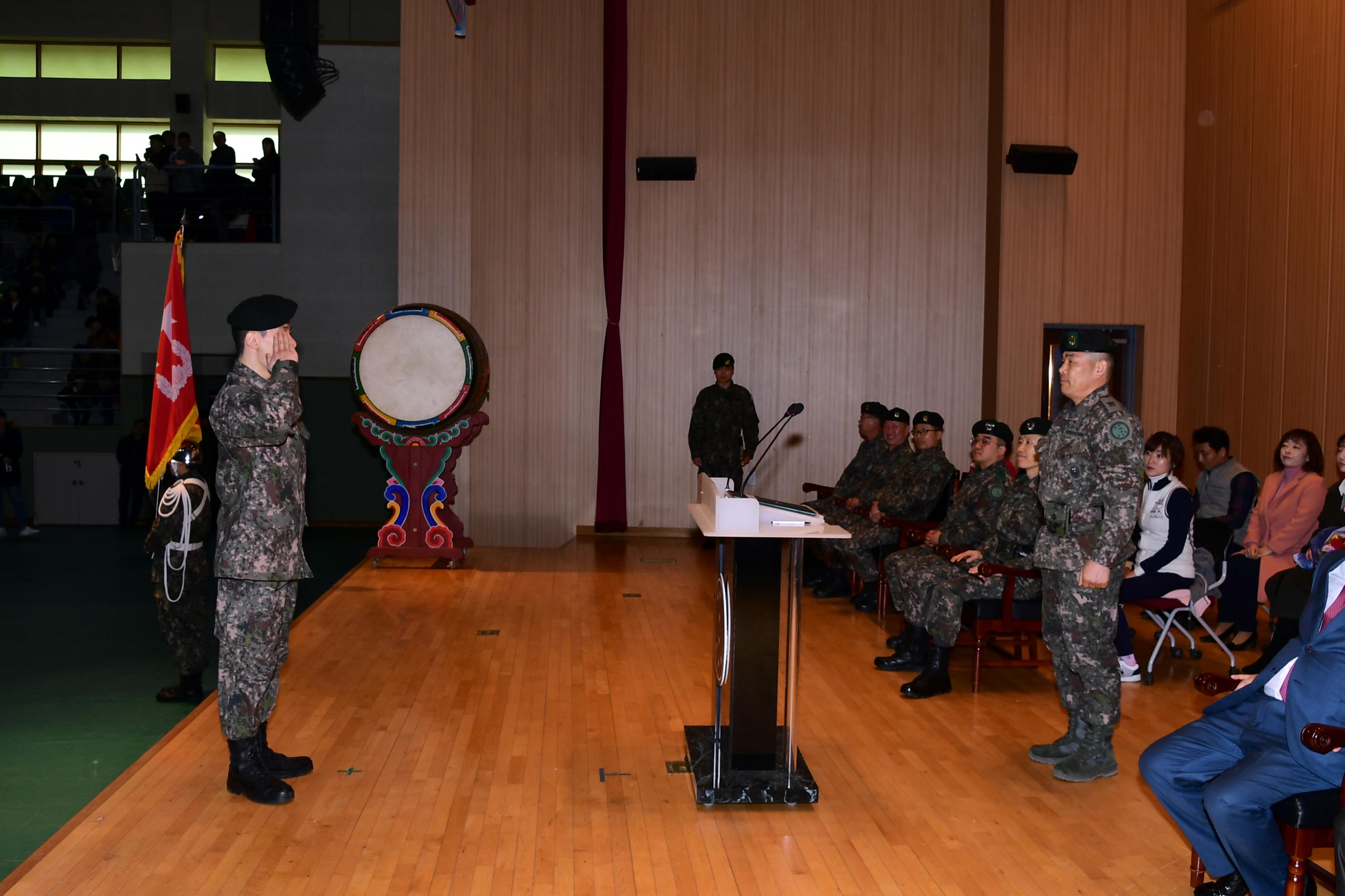 2019 육군 제7보병사단 신병 수료식 의 사진