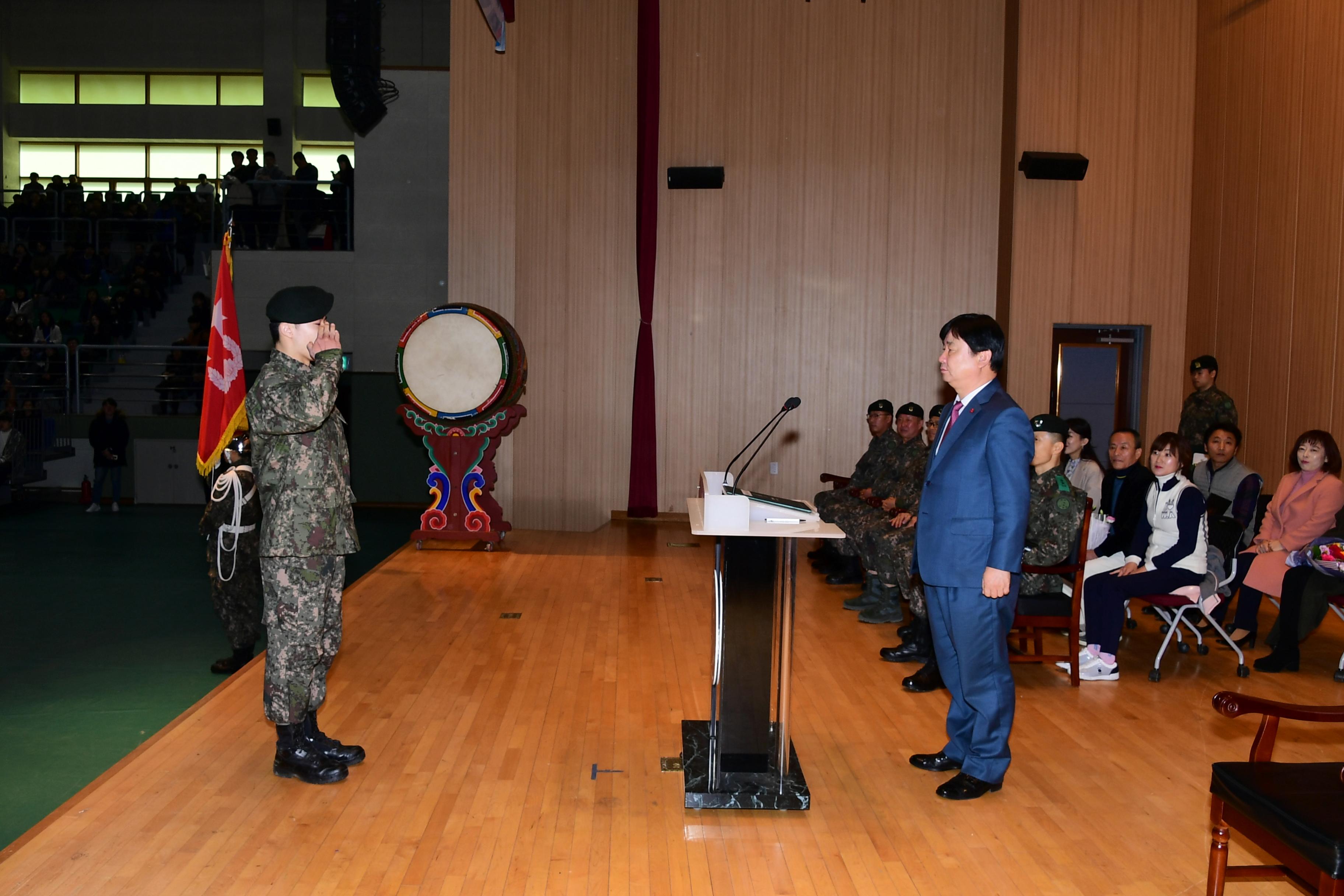 2019 육군 제7보병사단 신병 수료식 의 사진