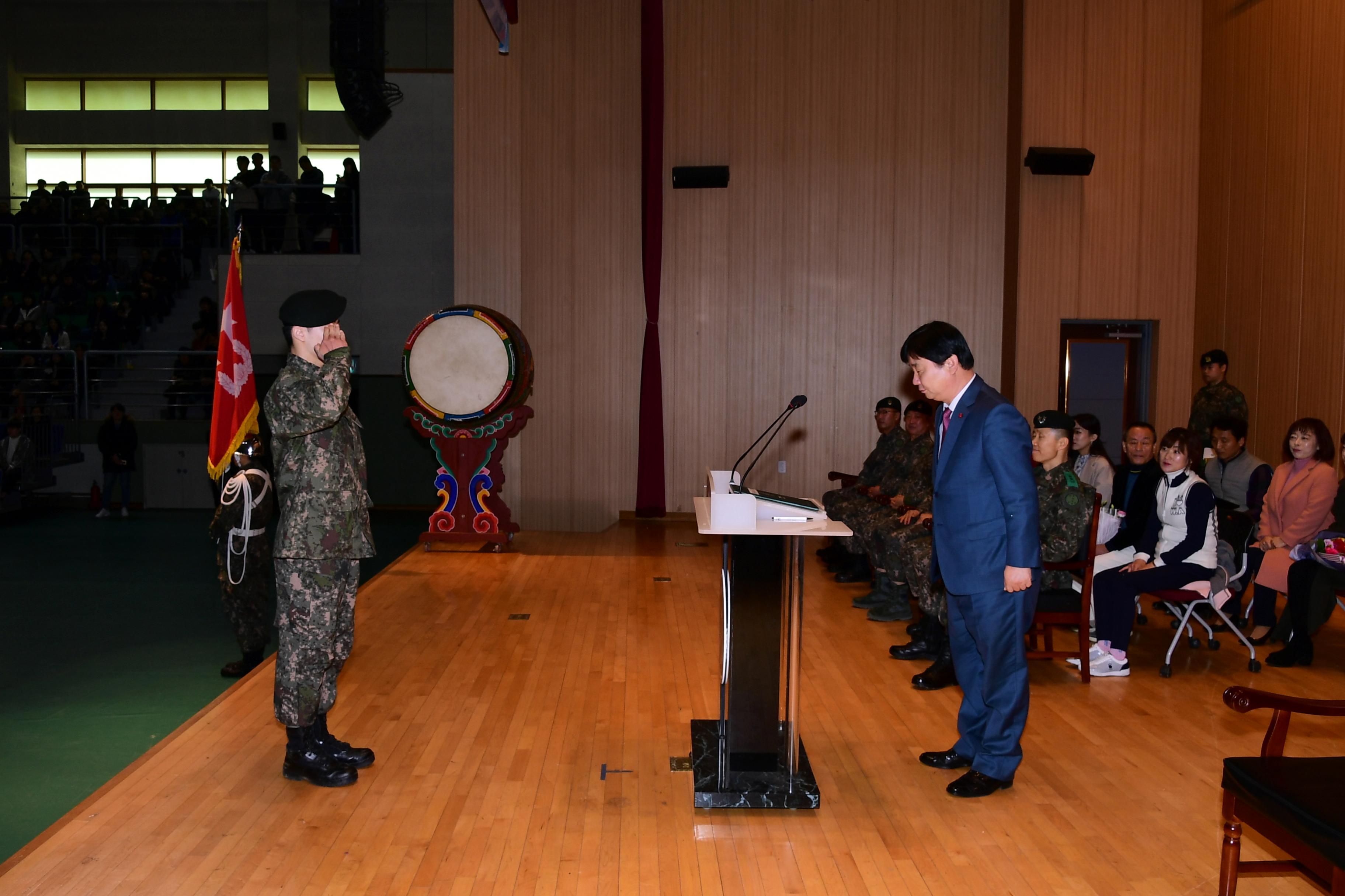 2019 육군 제7보병사단 신병 수료식 의 사진