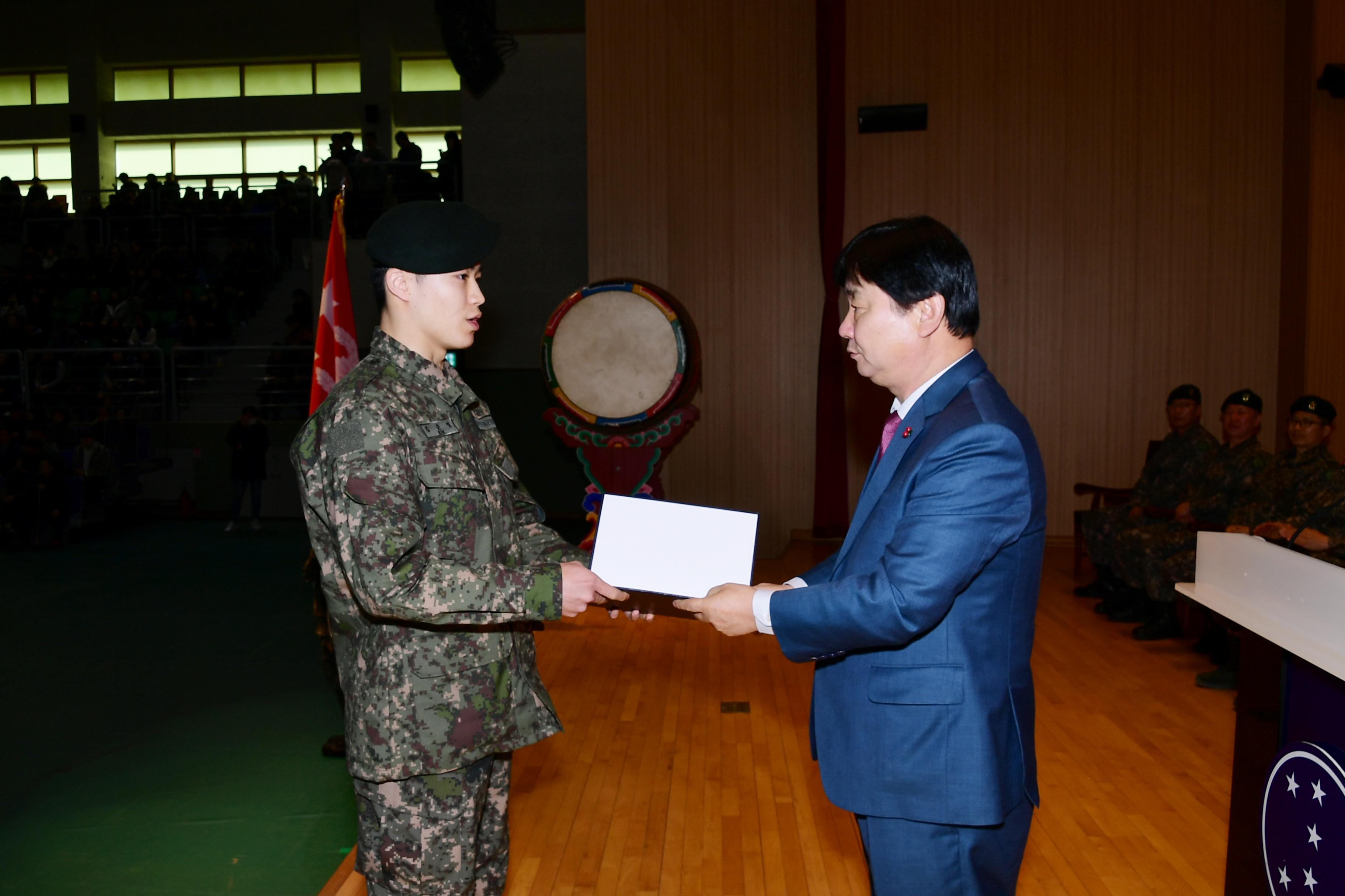 2019 육군 제7보병사단 신병 수료식 의 사진