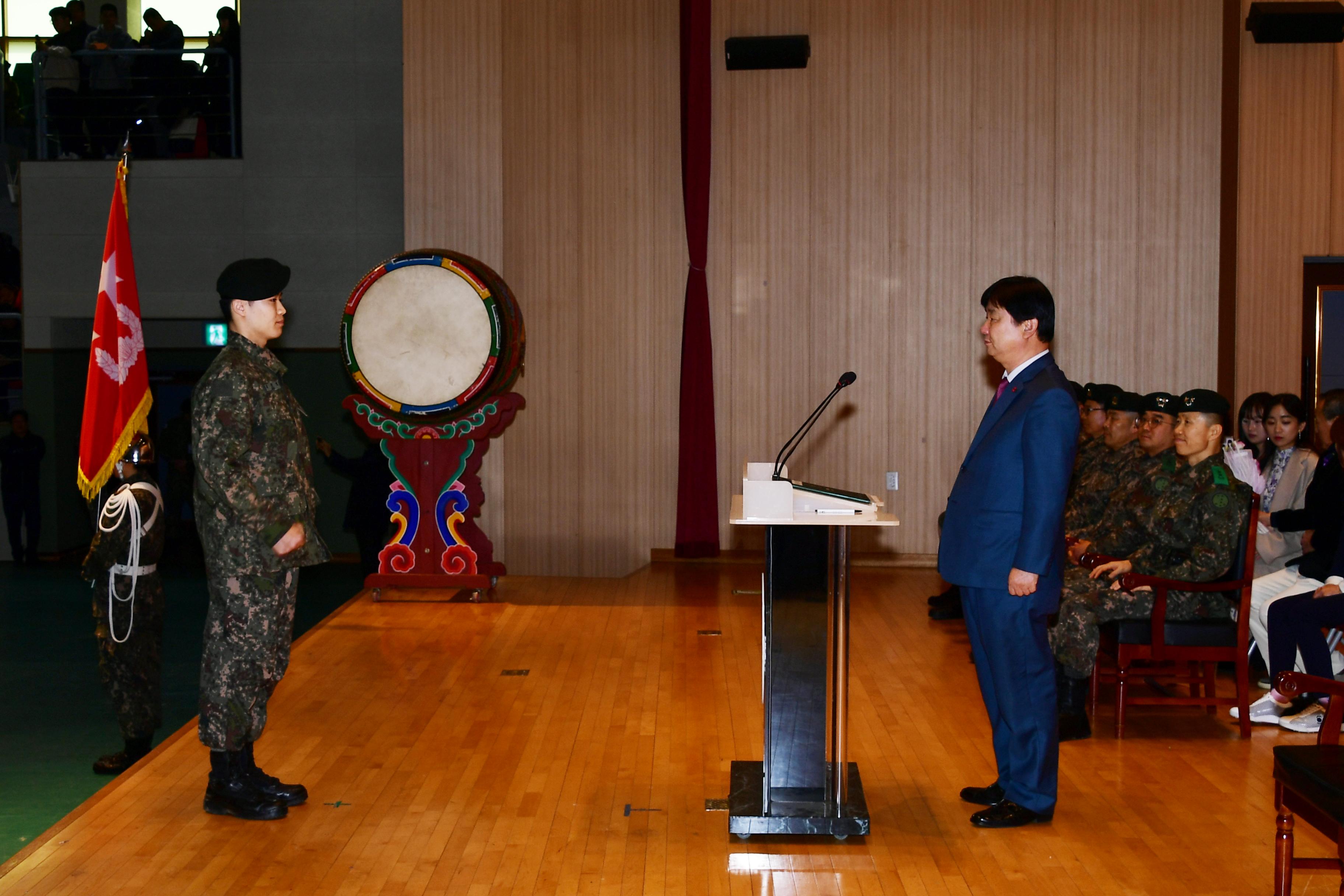 2019 육군 제7보병사단 신병 수료식 의 사진