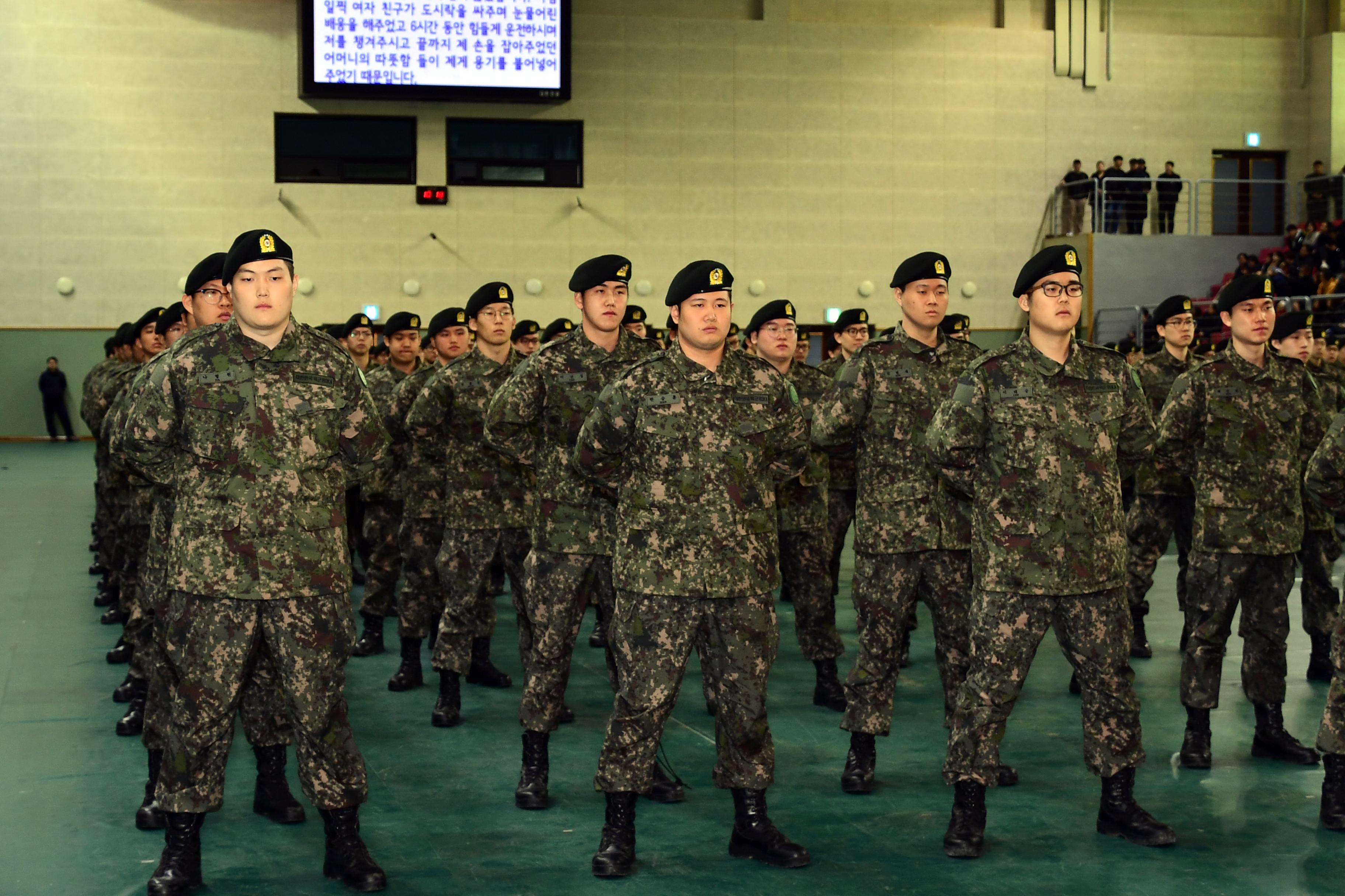 2019 육군 제7보병사단 신병 수료식 의 사진