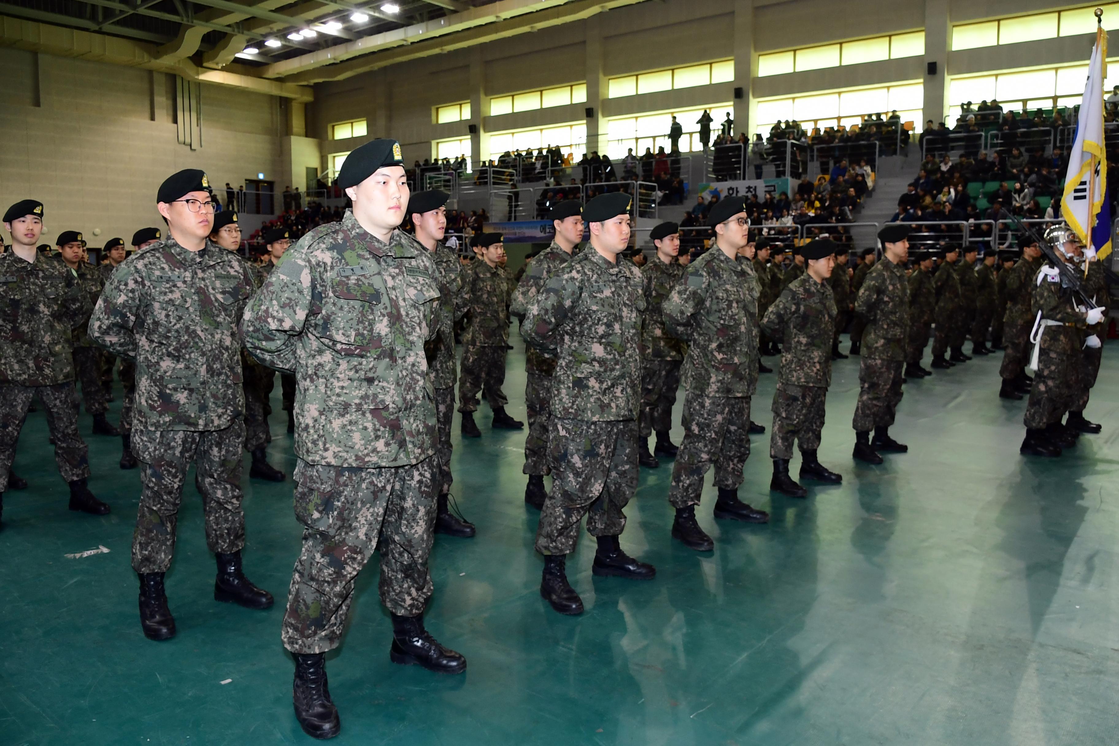 2019 육군 제7보병사단 신병 수료식 의 사진