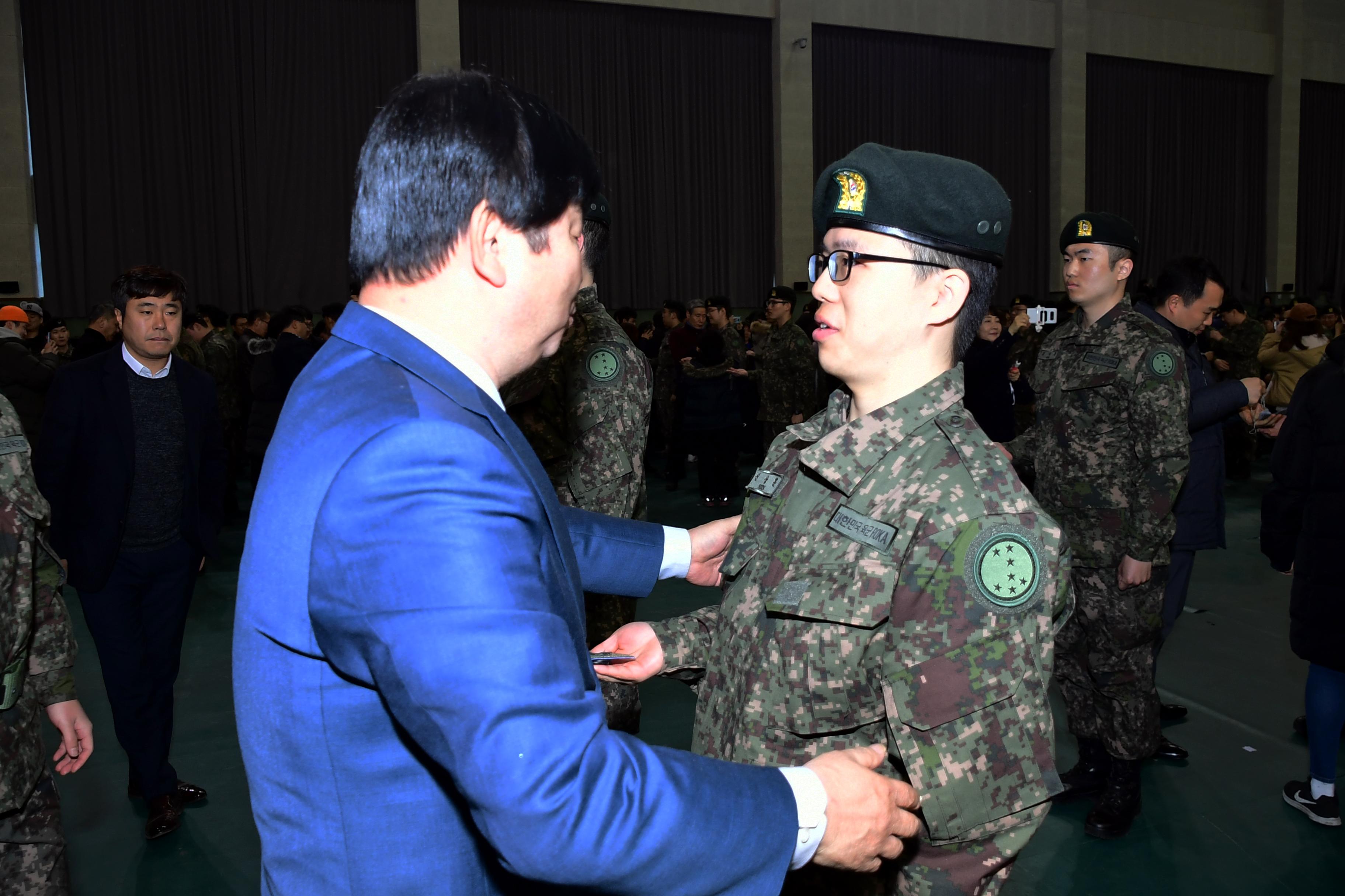 2019 육군 제7보병사단 신병 수료식 의 사진