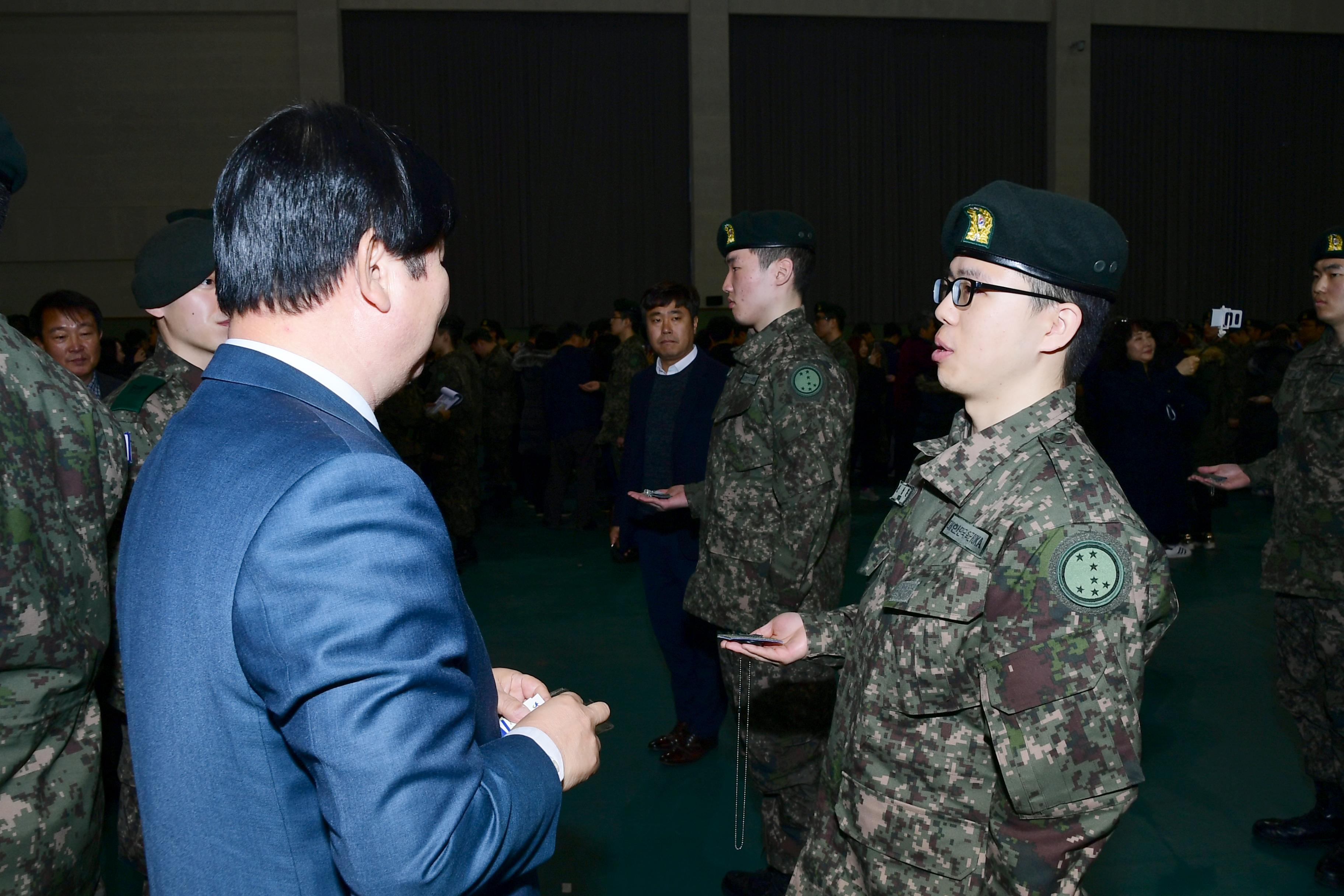 2019 육군 제7보병사단 신병 수료식 의 사진