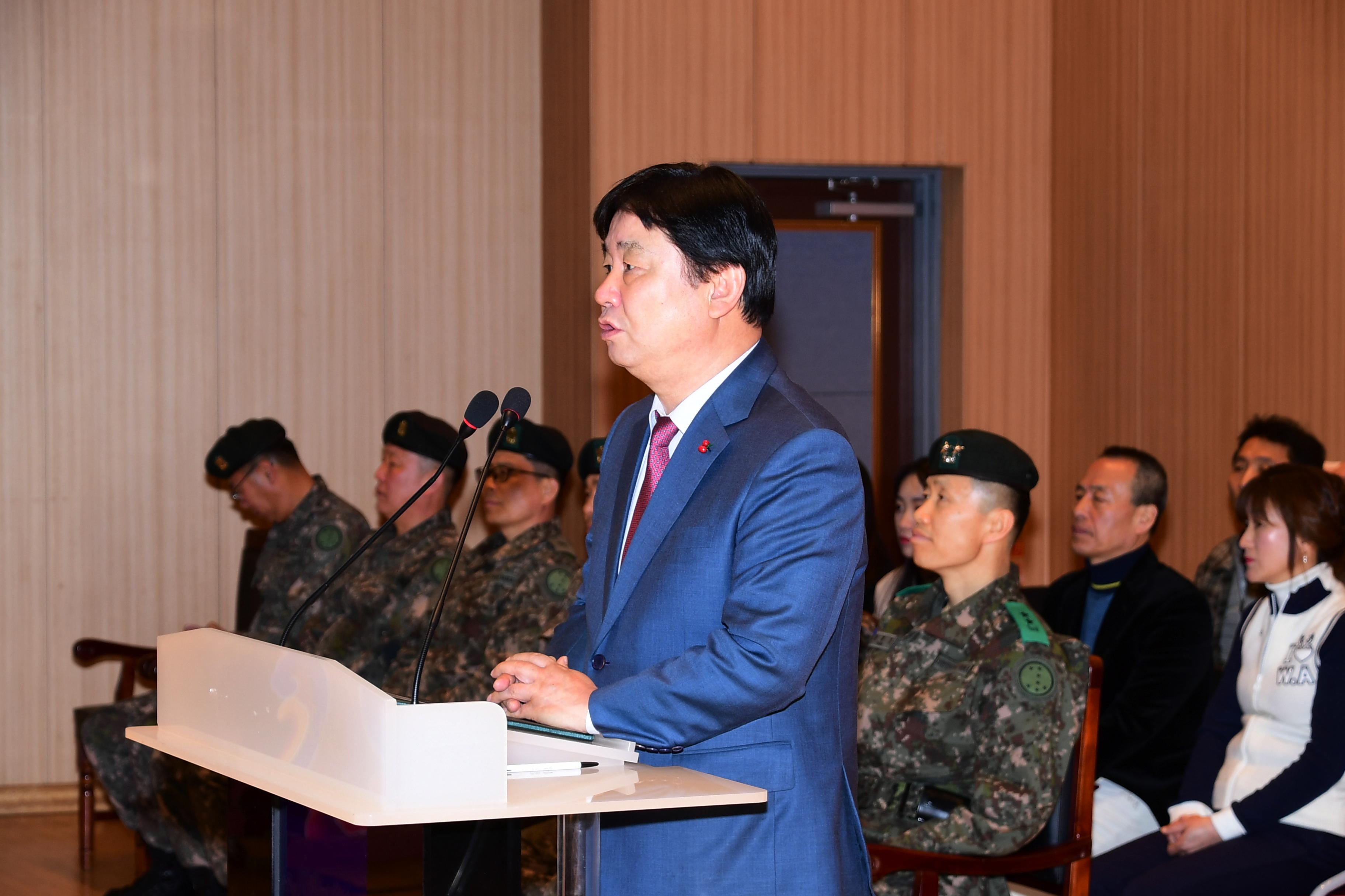 2019 육군 제7보병사단 신병 수료식 의 사진