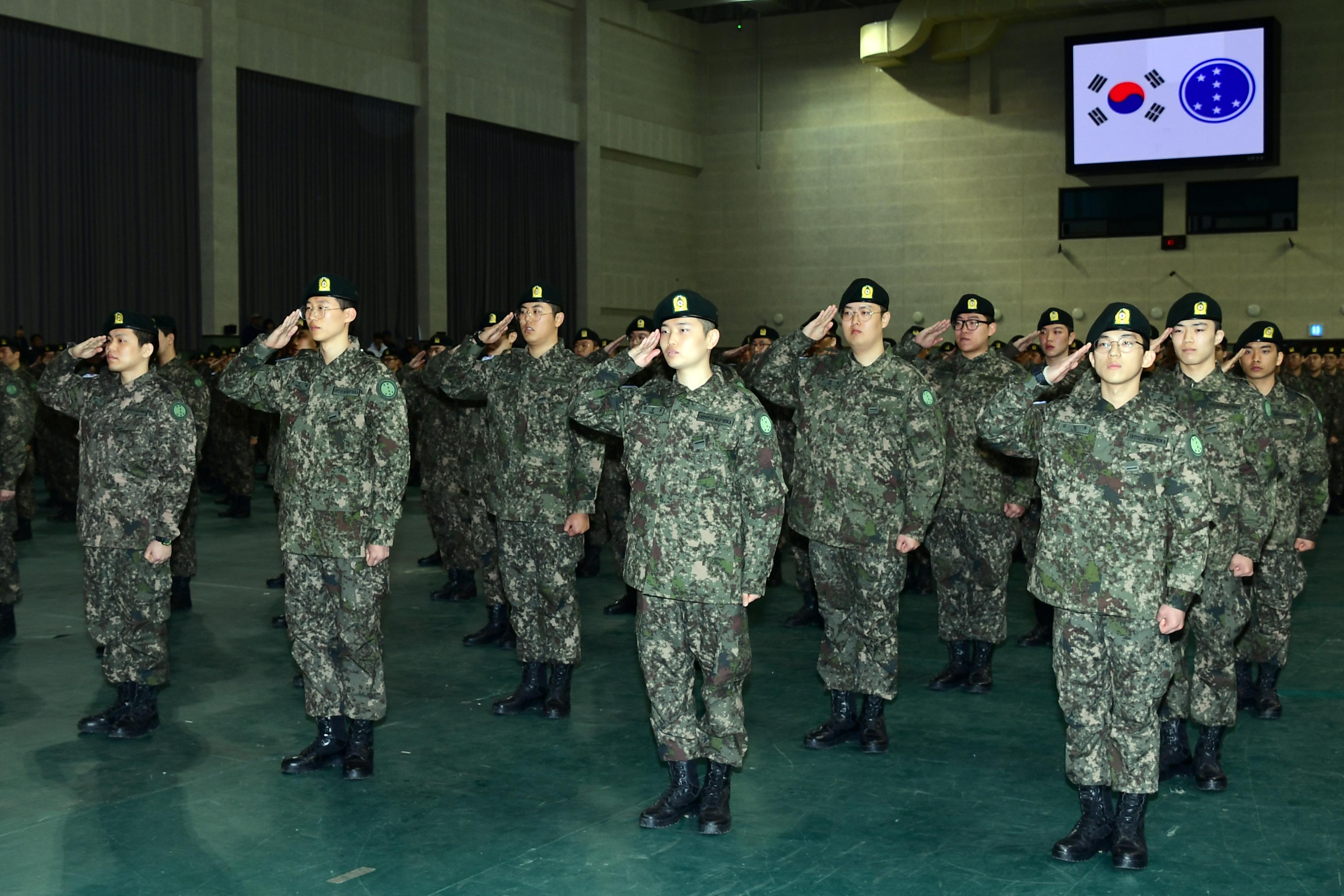 2019 육군 제7보병사단 신병 수료식 의 사진