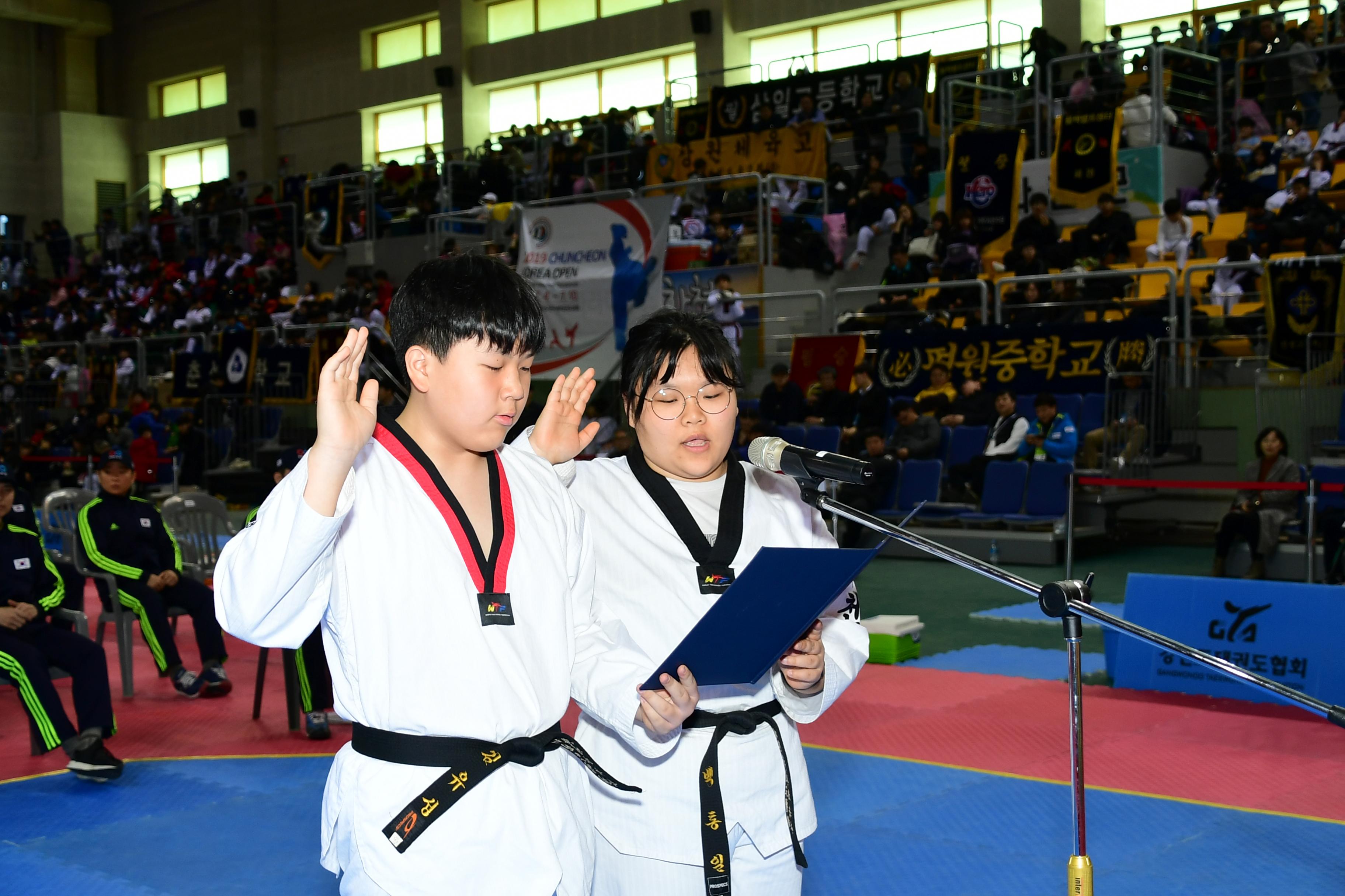 2019 제42회 강원도협회장기 태권도대회 의 사진