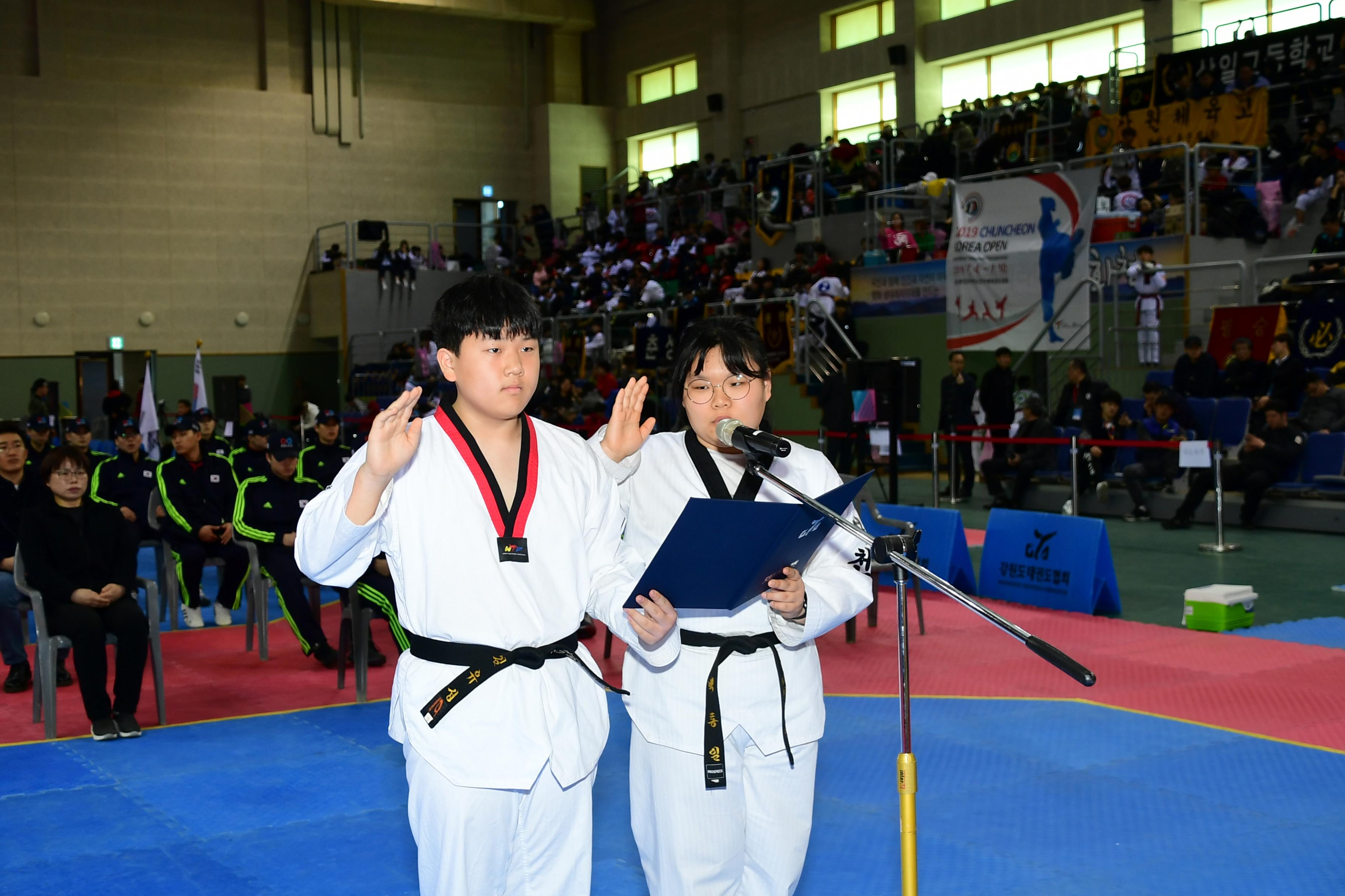 2019 제42회 강원도협회장기 태권도대회 의 사진