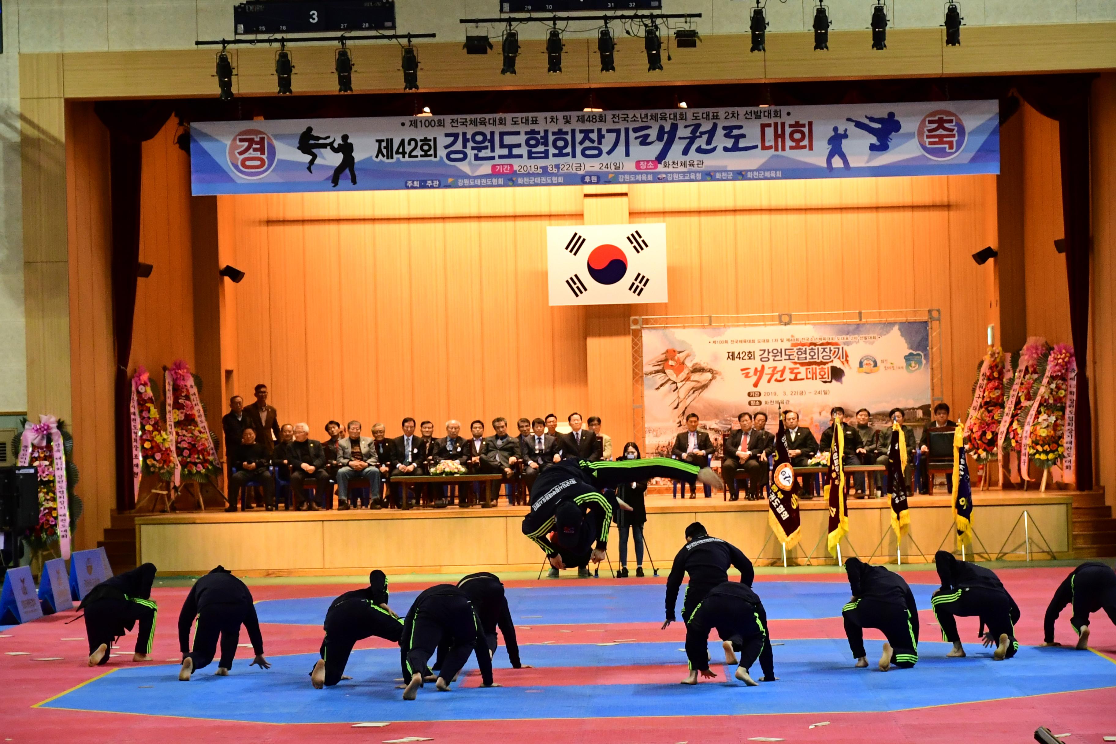 2019 제42회 강원도협회장기 태권도대회 의 사진