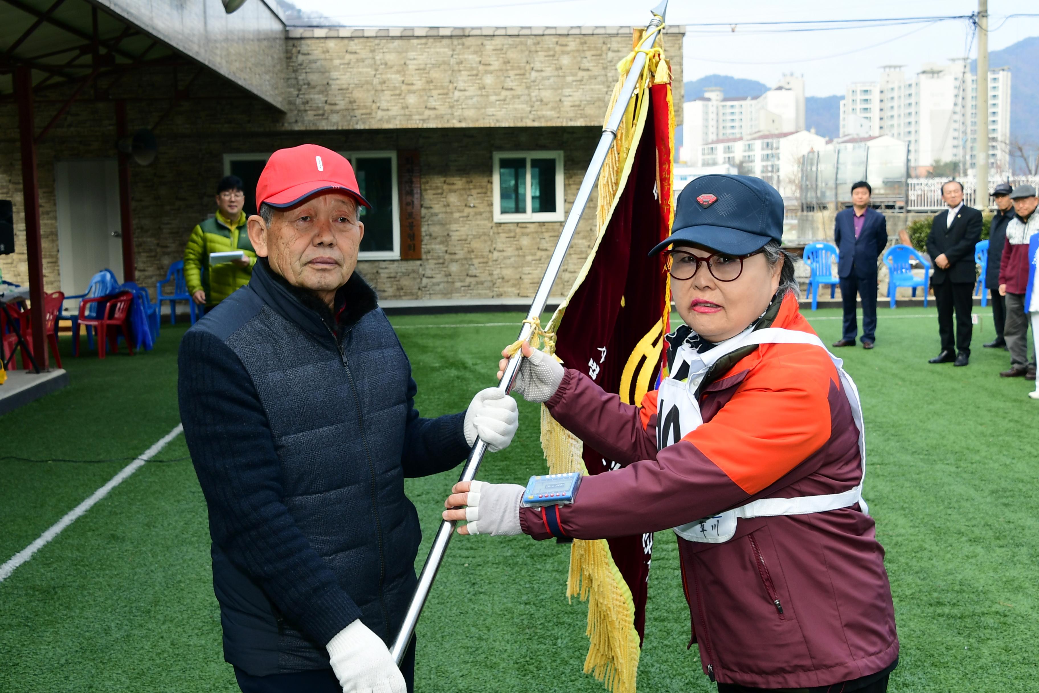 2019 화천군노인회지회장기 게이트볼대회 의 사진