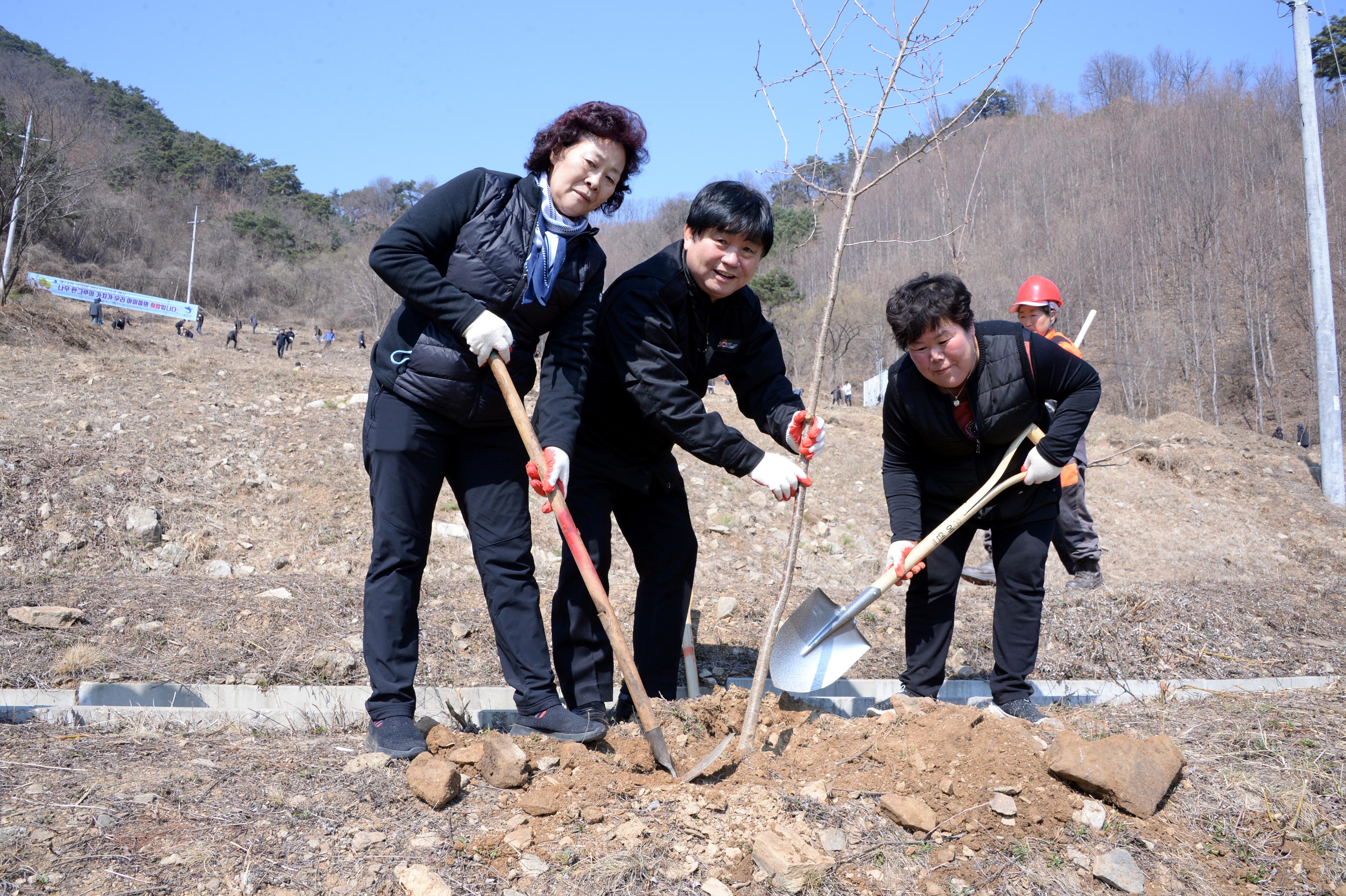 2019 제74회 식목일 기념 나무심기 행사 의 사진