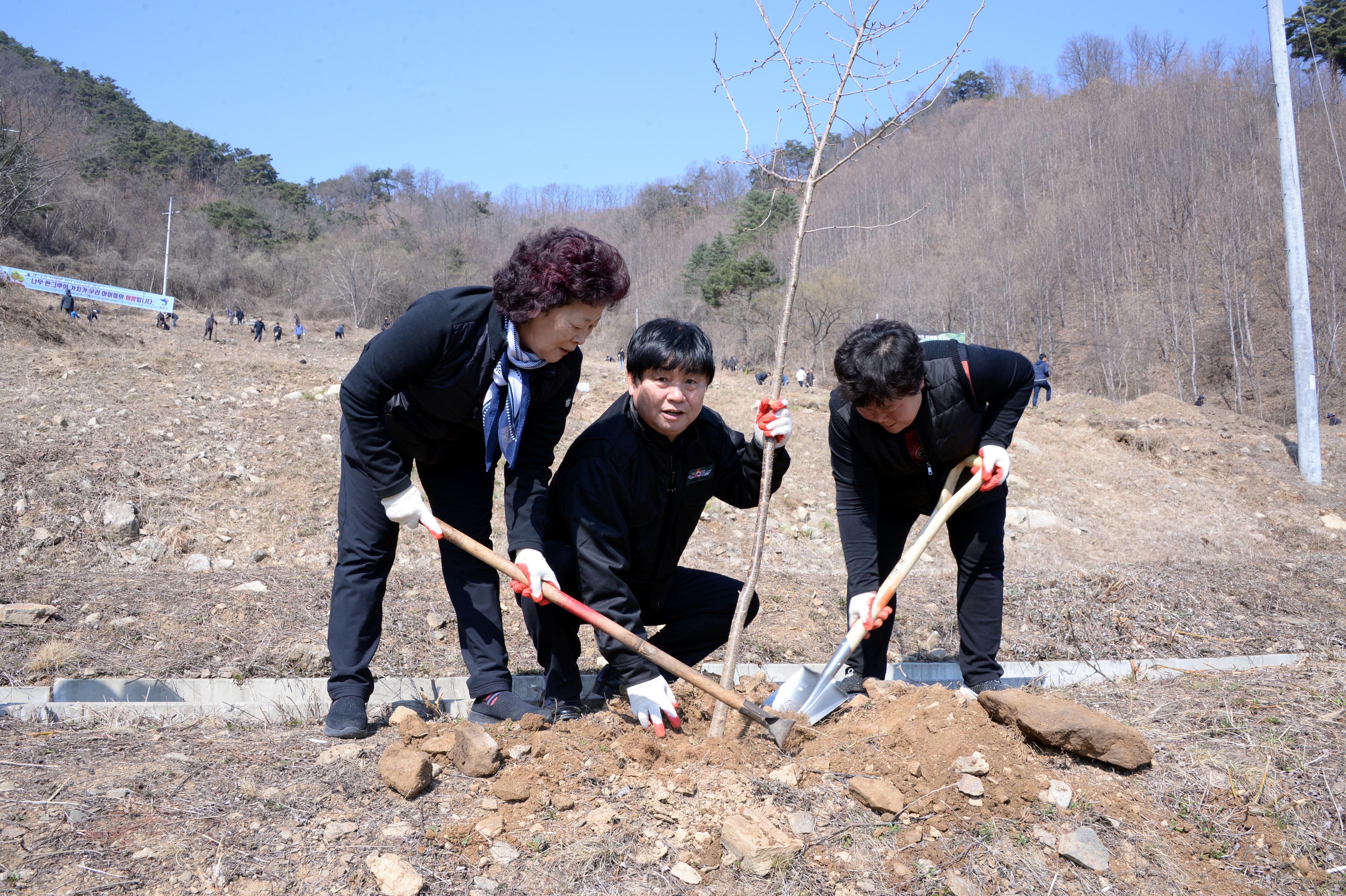 2019 제74회 식목일 기념 나무심기 행사 의 사진