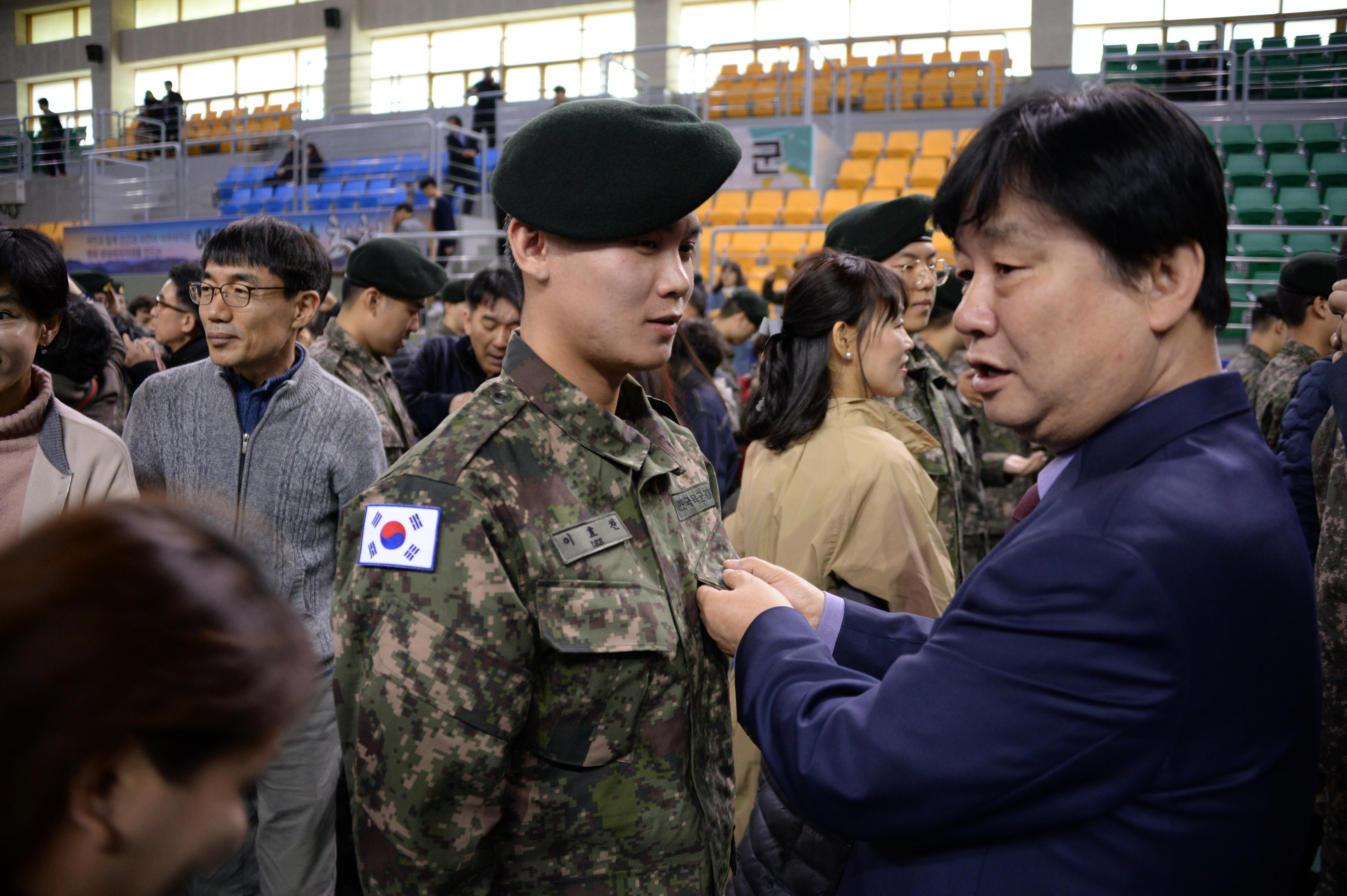 2019 육군 제7보병사단 신병 수료식 의 사진