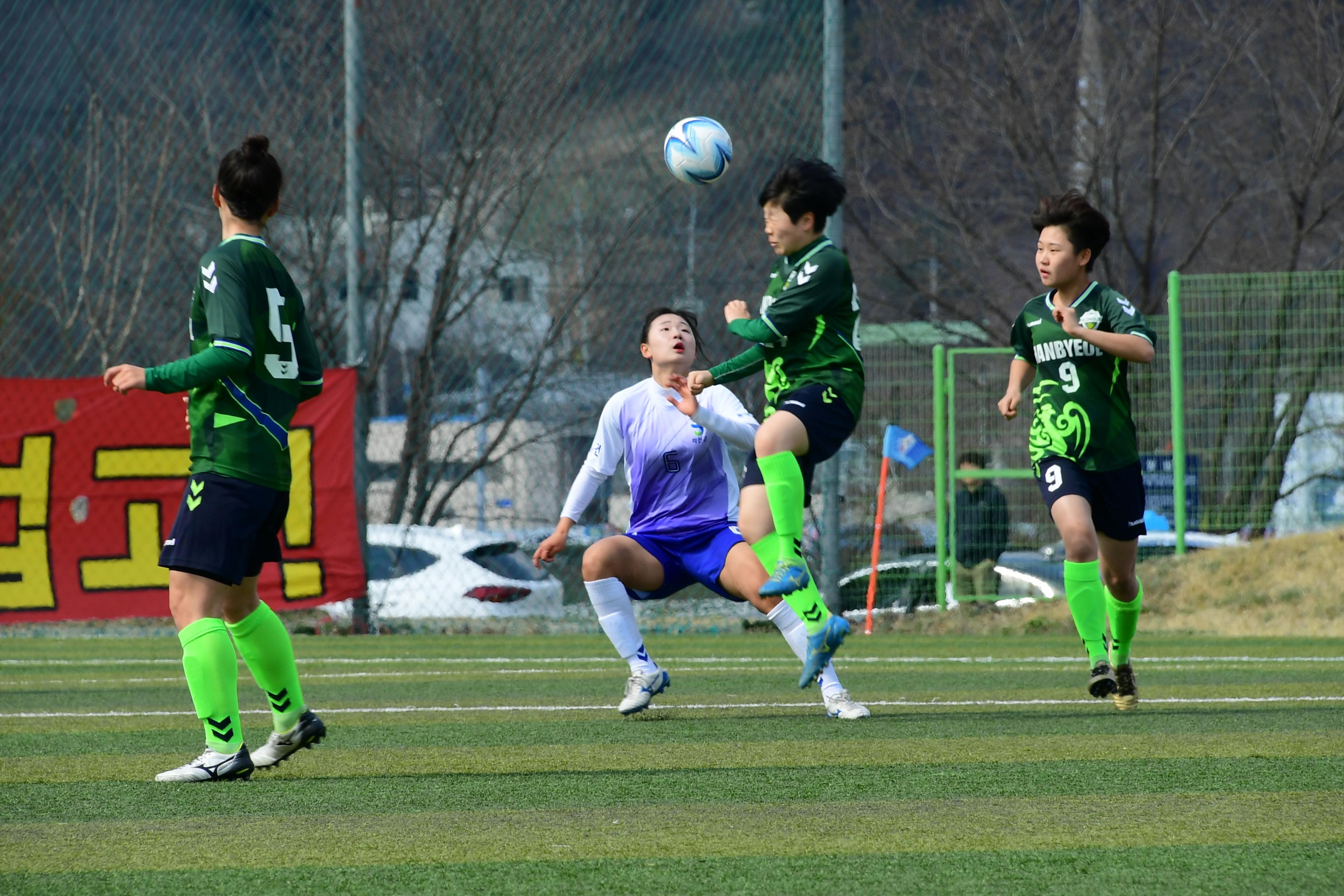 2019 춘계한국여자축구연맹전 의 사진