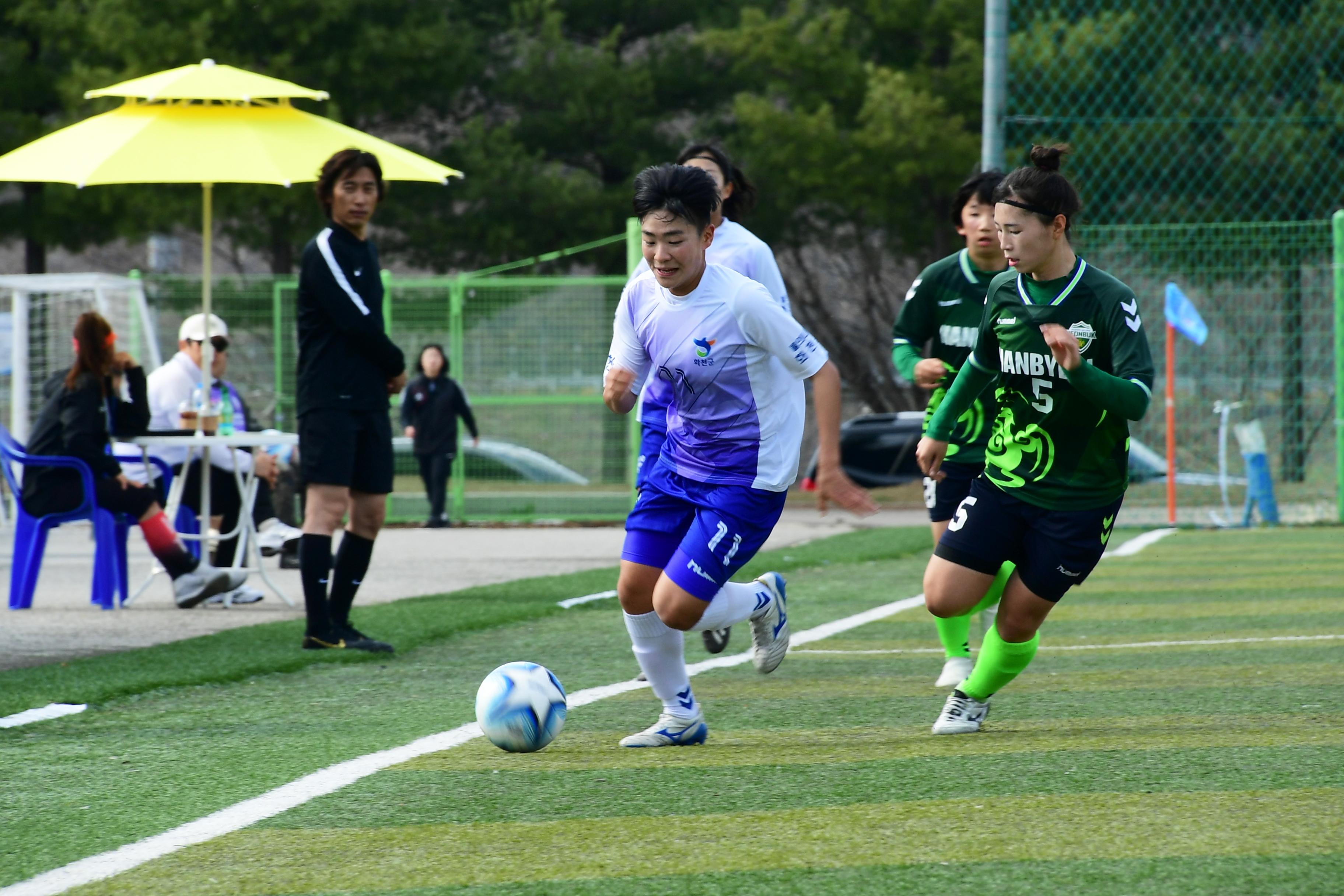 2019 춘계한국여자축구연맹전 의 사진