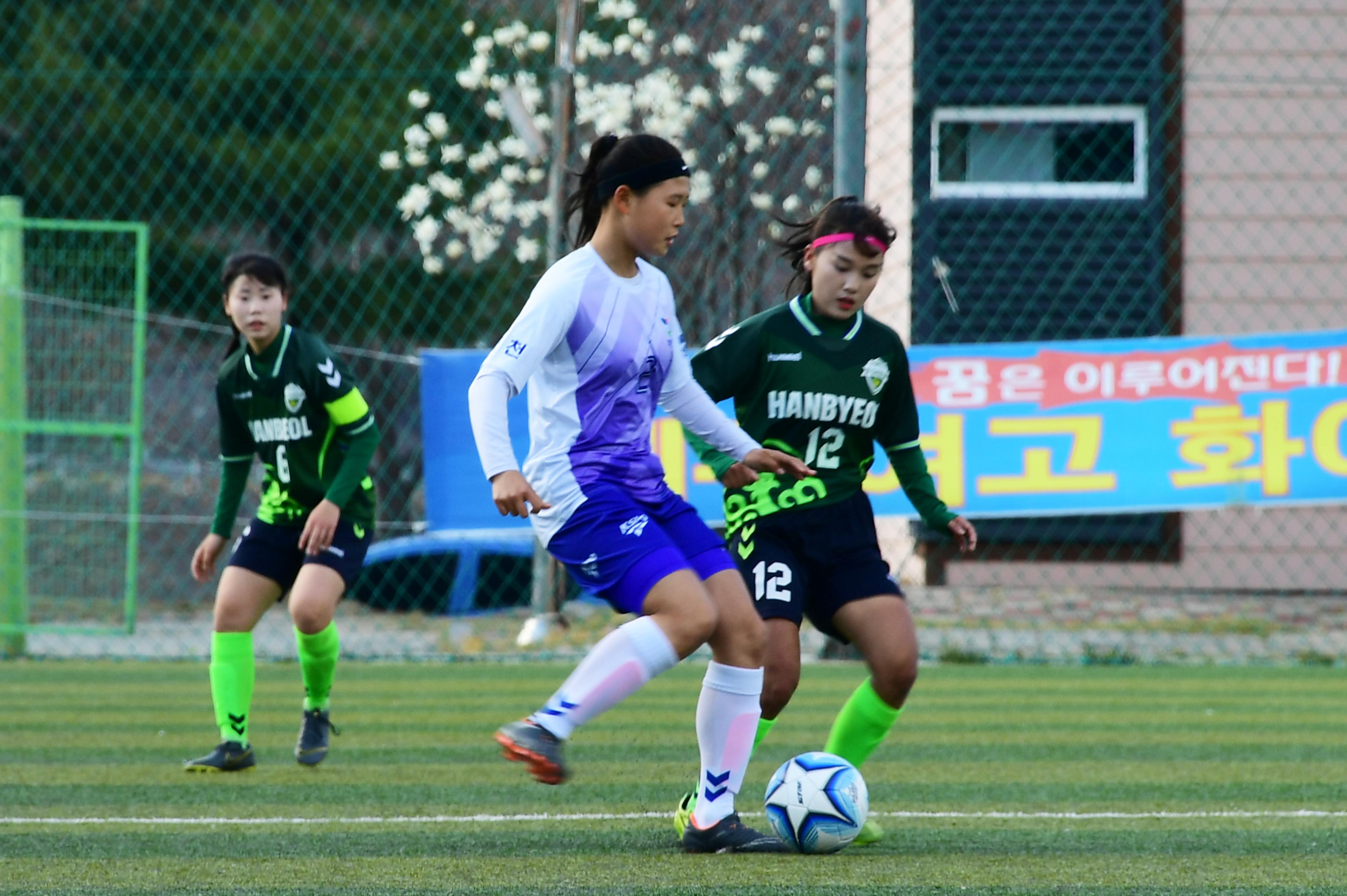 2019 춘계한국여자축구연맹전 의 사진