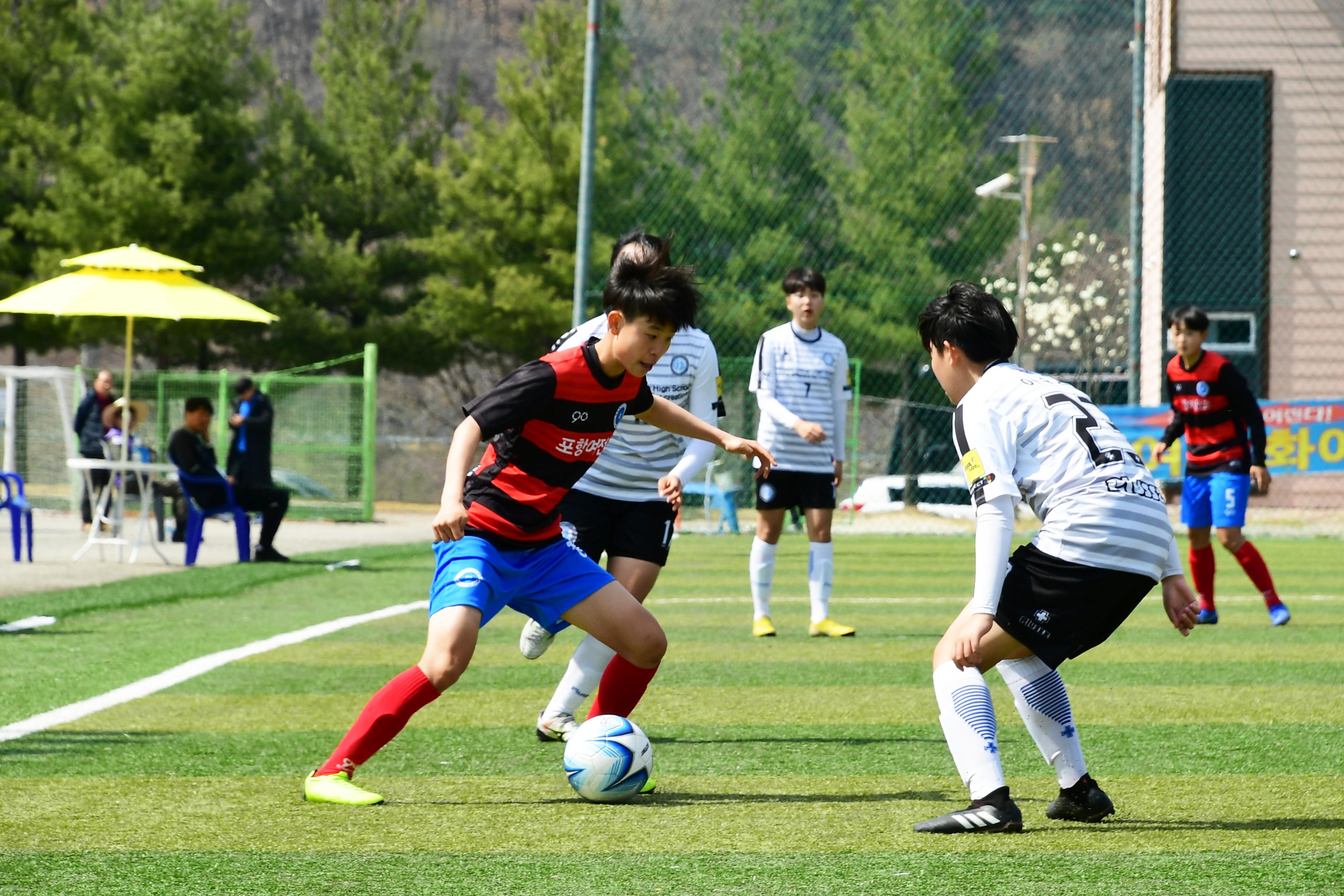 2019 춘계한국여자축구연맹전 의 사진