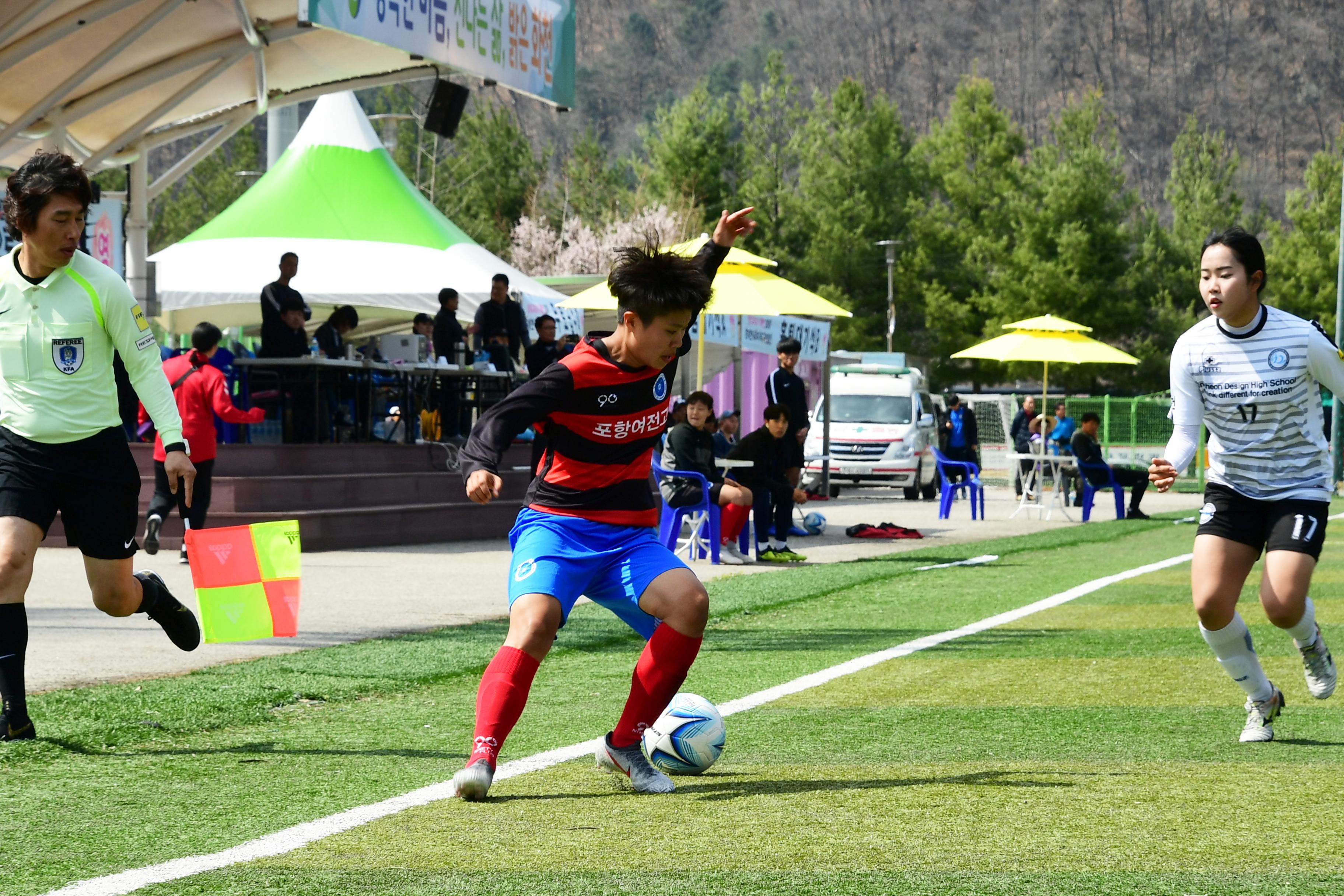 2019 춘계한국여자축구연맹전 의 사진