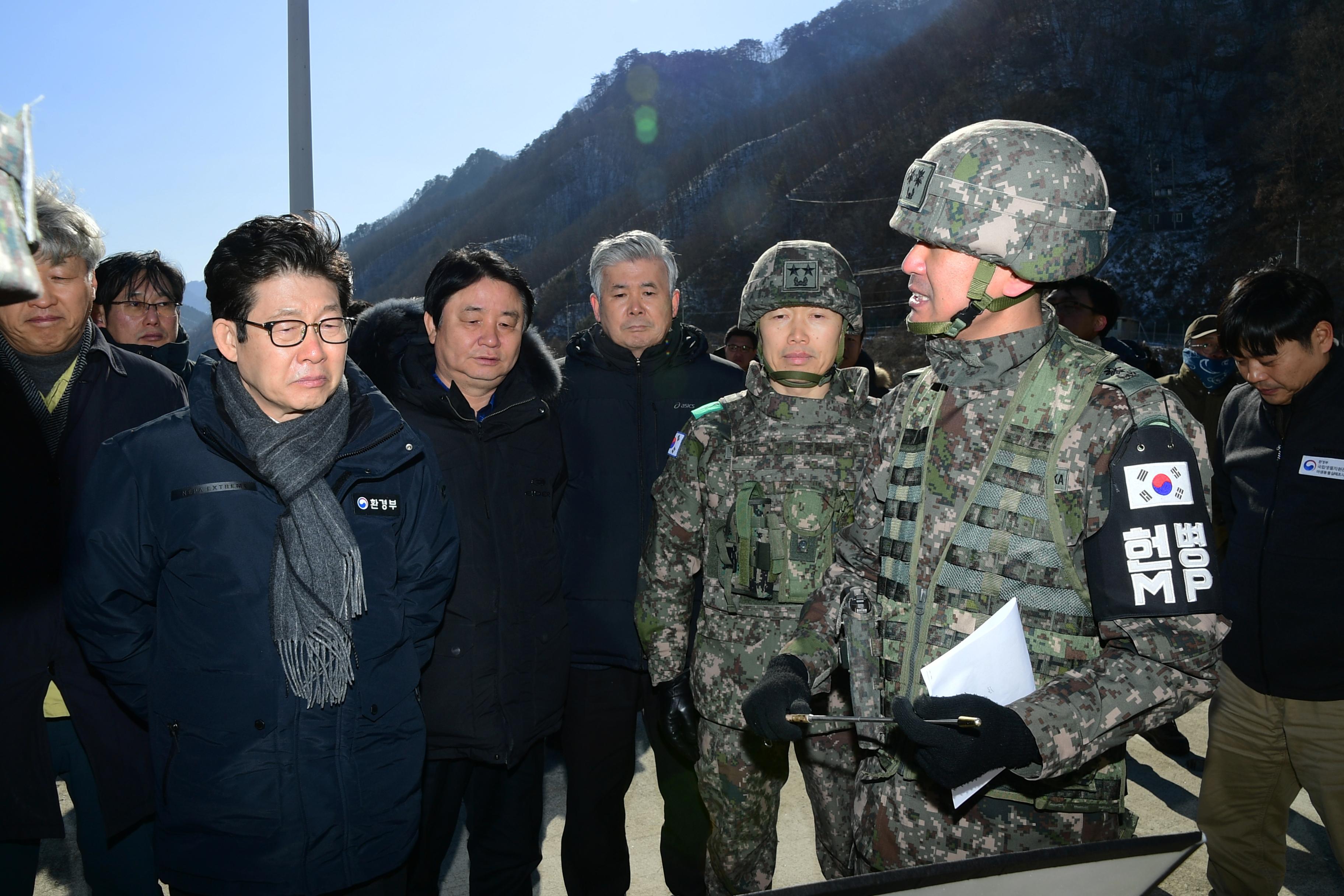 2020 조명래 환경부장관 아프리카돼지열병 발생지역 방문 의 사진