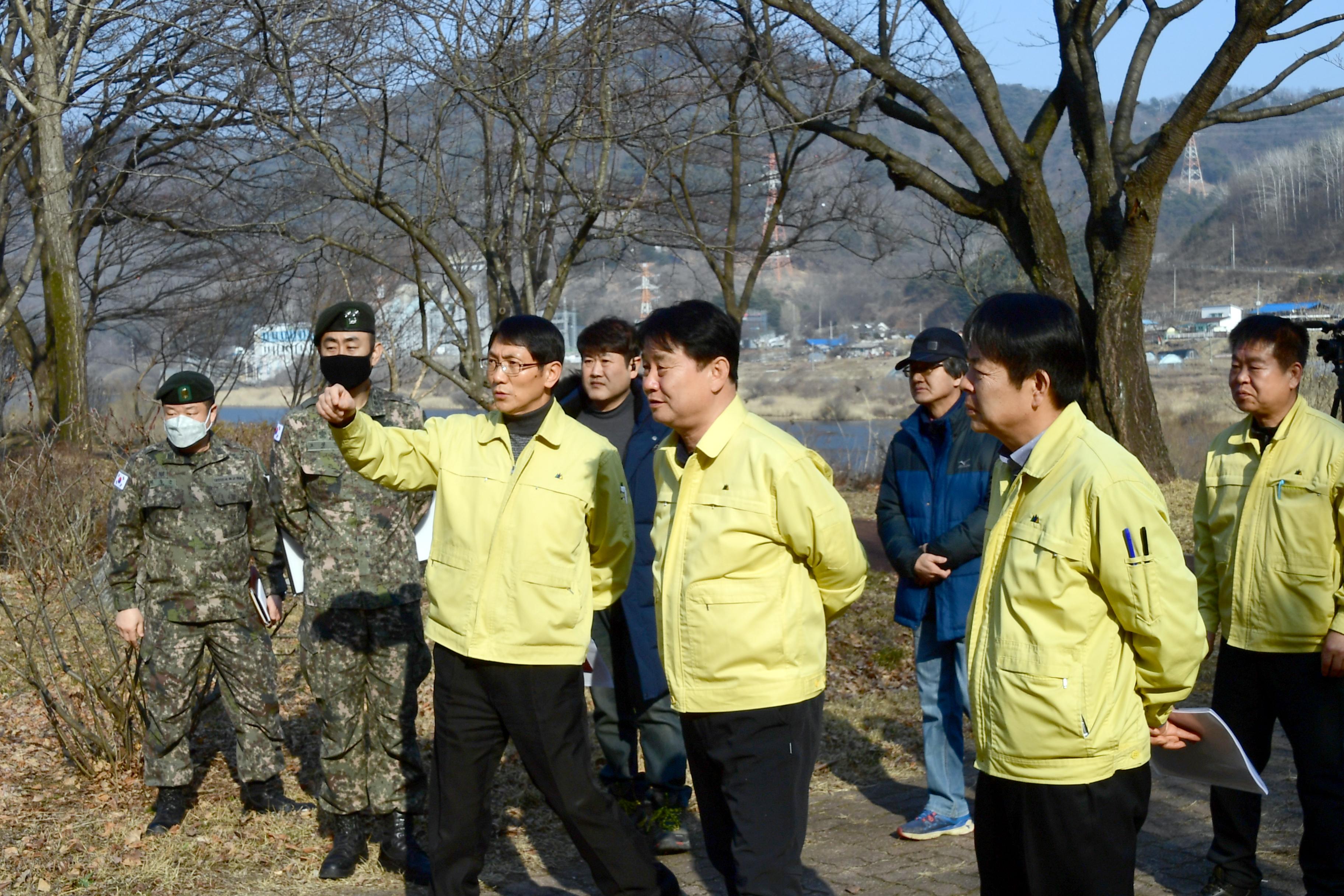 2020 농림수산식품부 김현수 장관 ASF 방역 현장 점검 의 사진