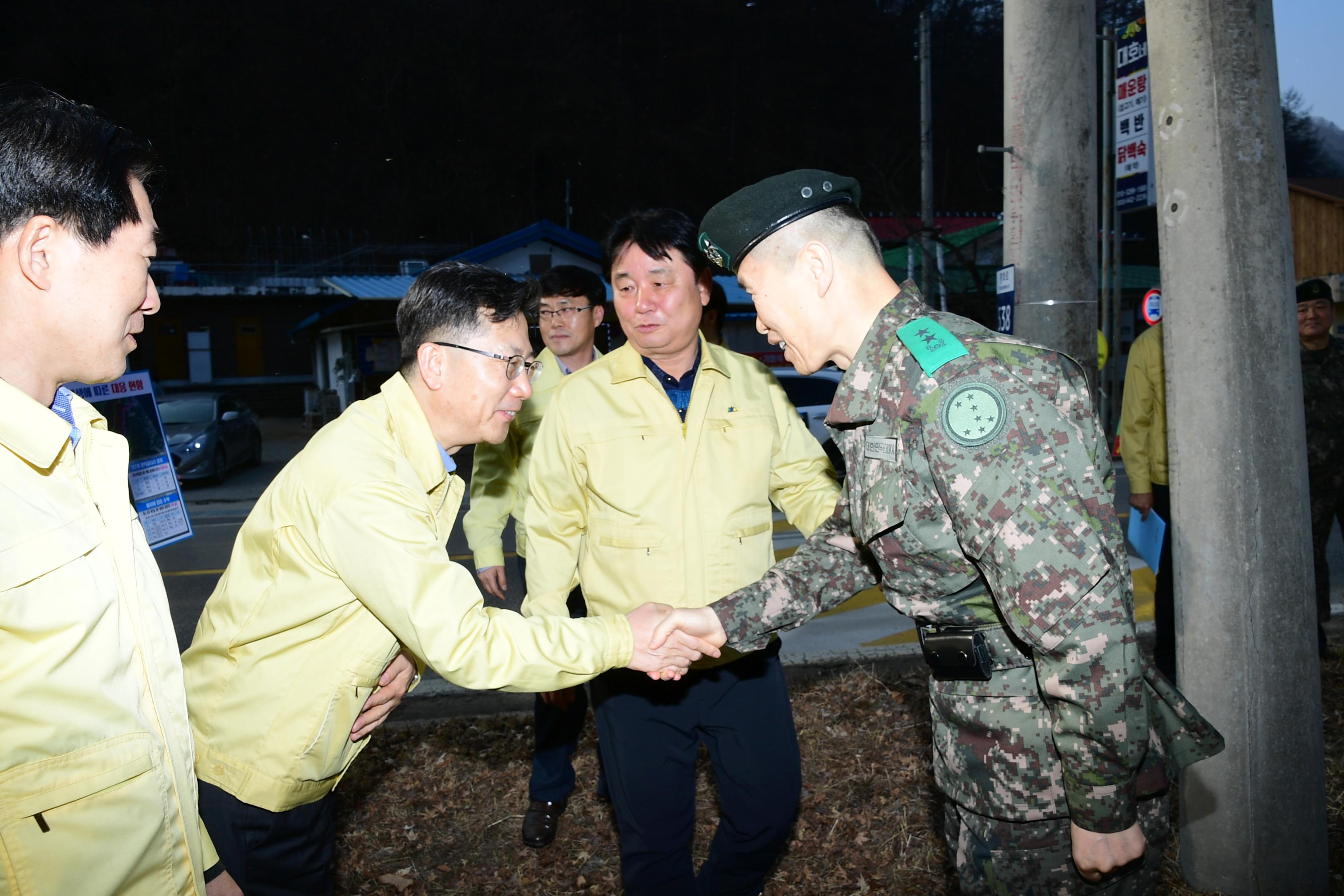 2020 농림수산식품부 김현수 장관 ASF 방역 현장 점검 의 사진