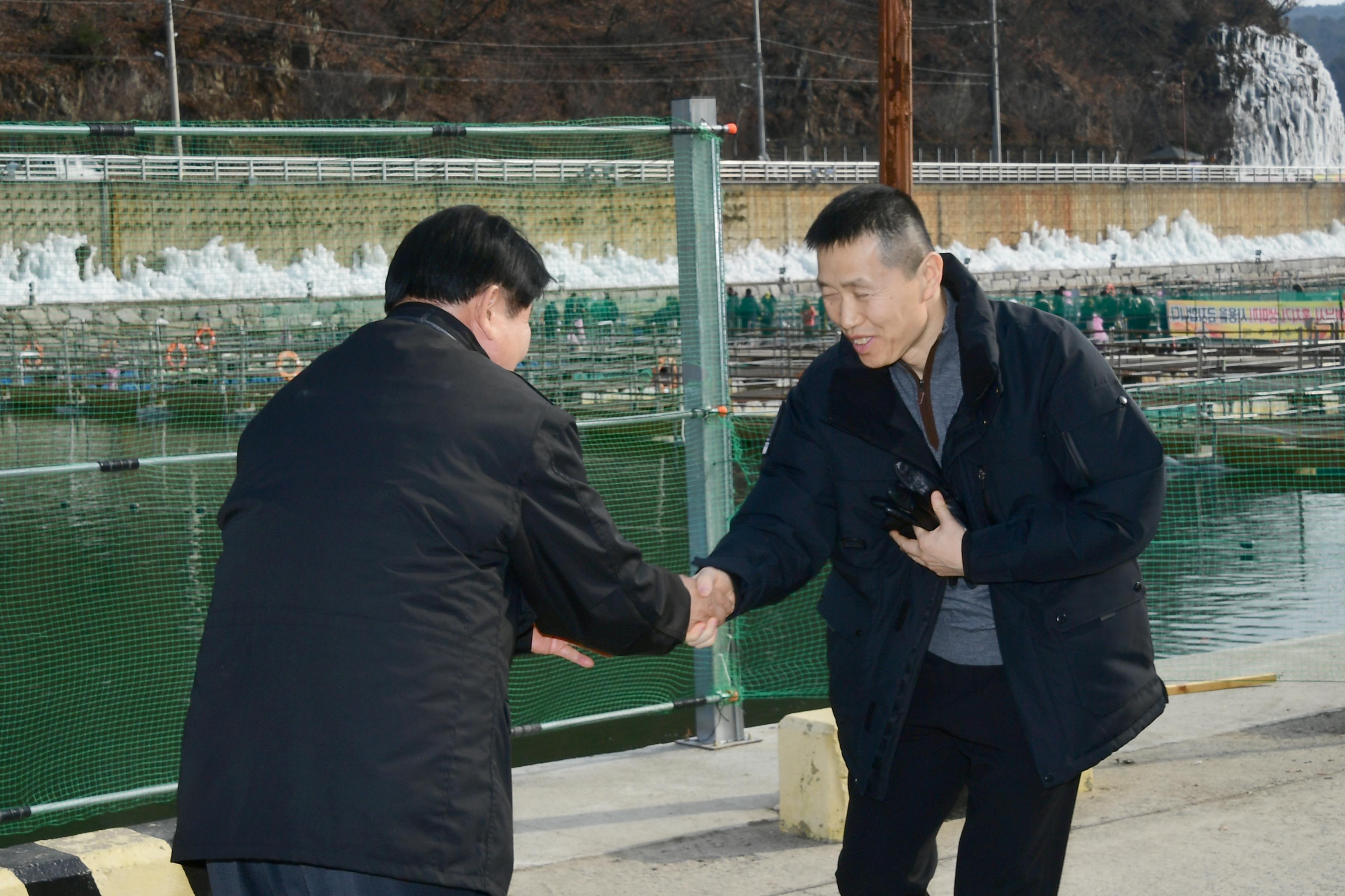 2020 화천산천어축제 육군 제7보병사단 산천어 선상낚시터 체험 의 사진