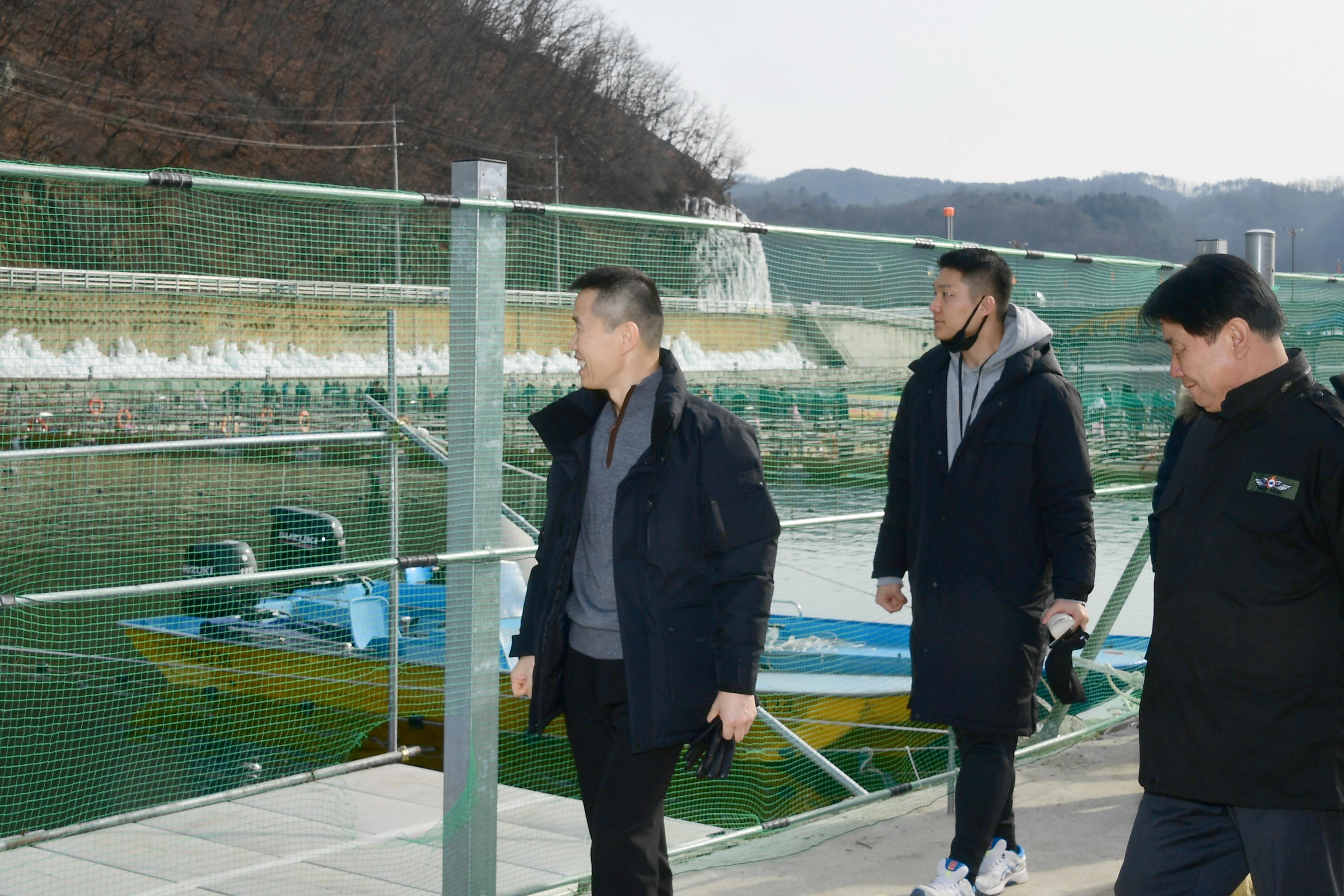 2020 화천산천어축제 육군 제7보병사단 산천어 선상낚시터 체험 의 사진