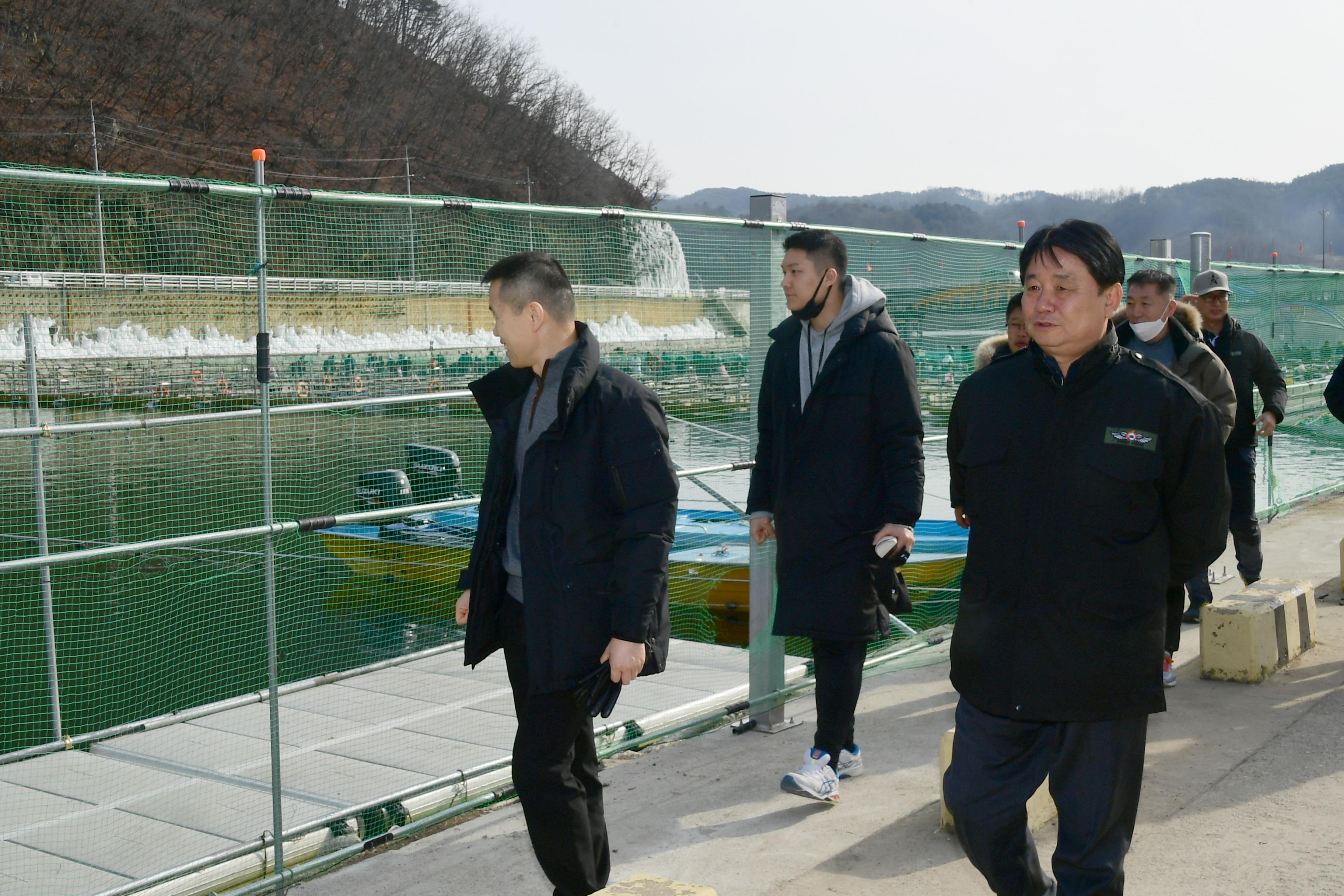 2020 화천산천어축제 육군 제7보병사단 산천어 선상낚시터 체험 의 사진