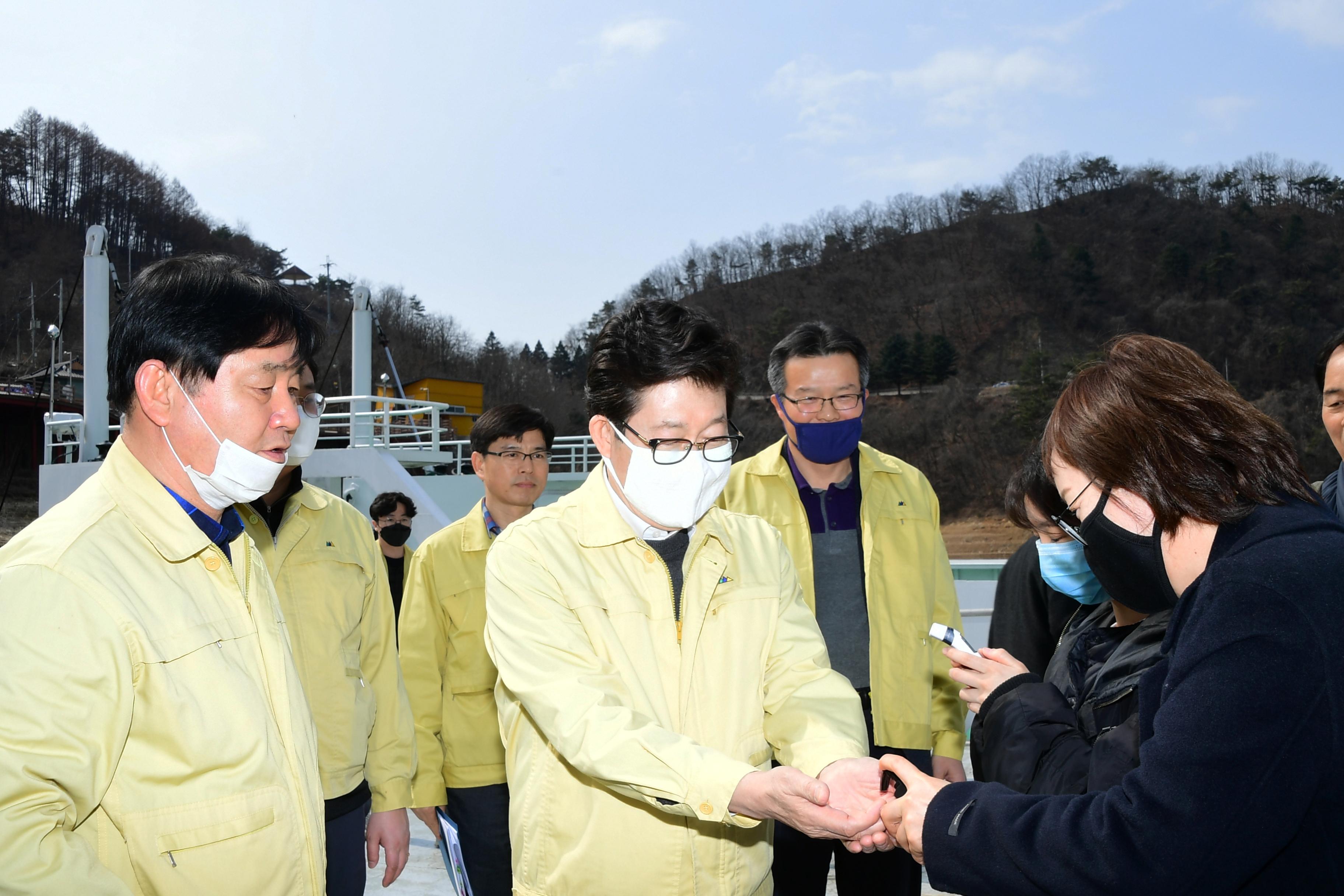 2020 조명래 환경부장관 아프리카돼지열병 대응 현장 점검 의 사진