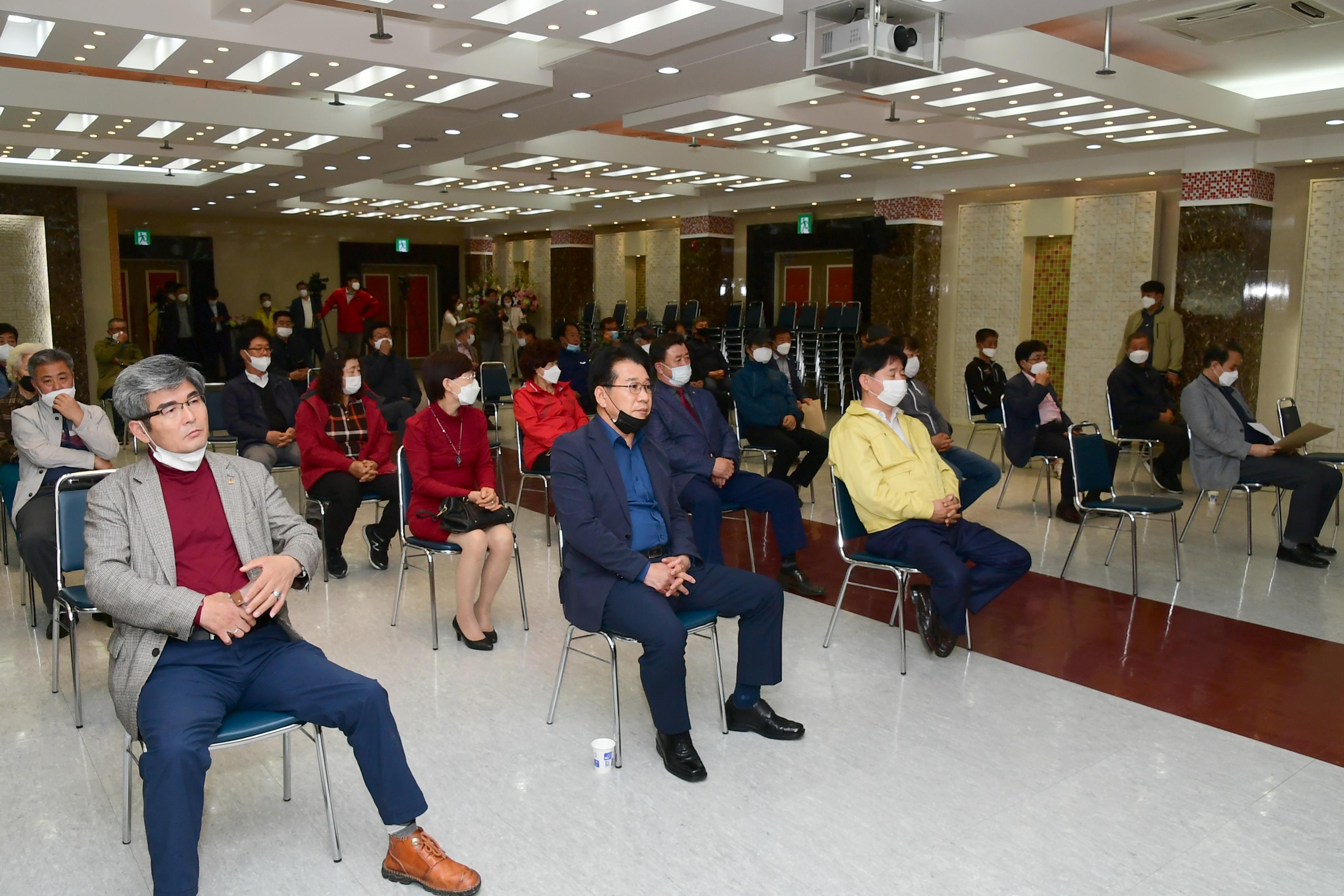 2020 육군 제27보병사단 해체 반대 비상대책위원회 간담회 의 사진