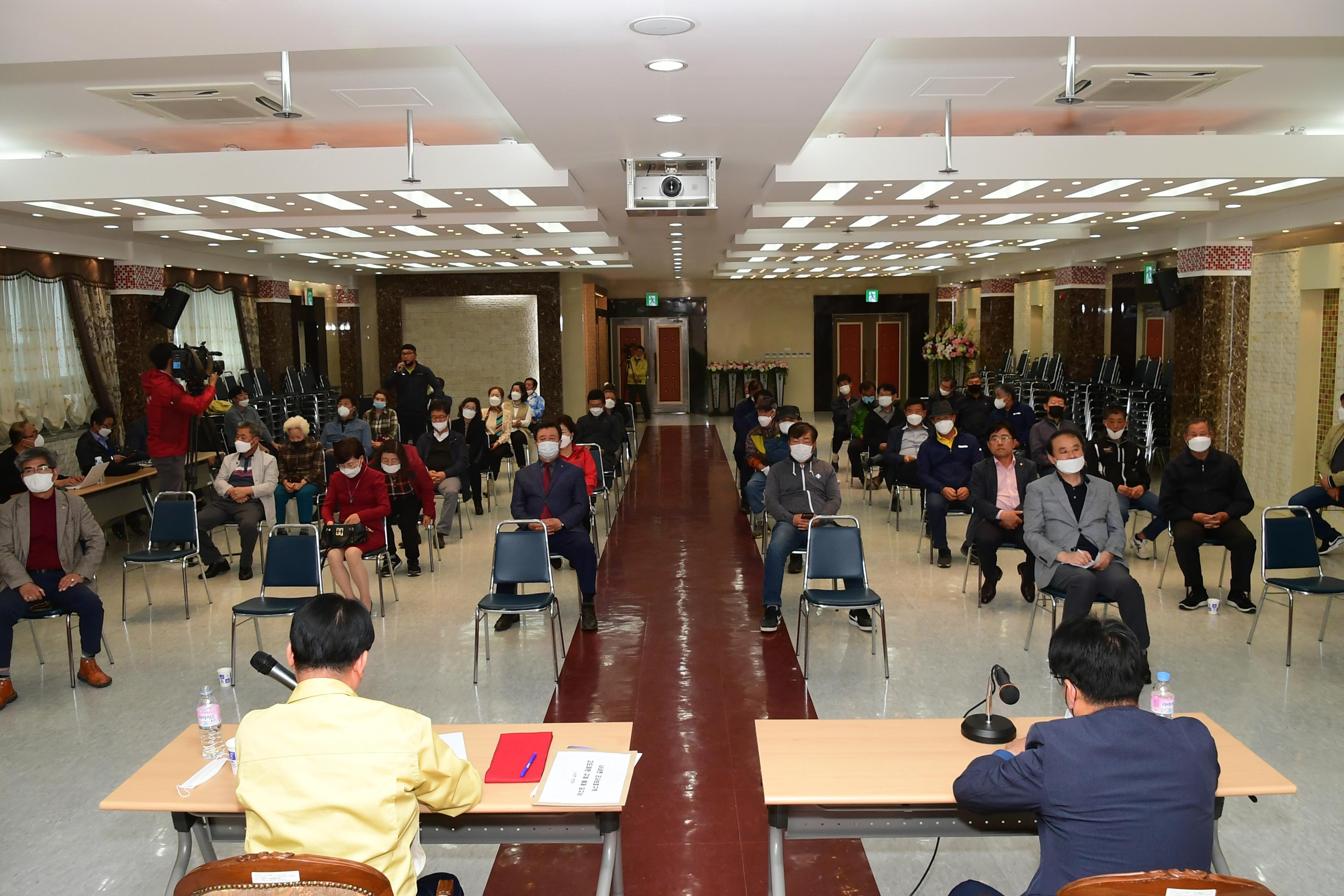 2020 육군 제27보병사단 해체 반대 비상대책위원회 간담회 의 사진