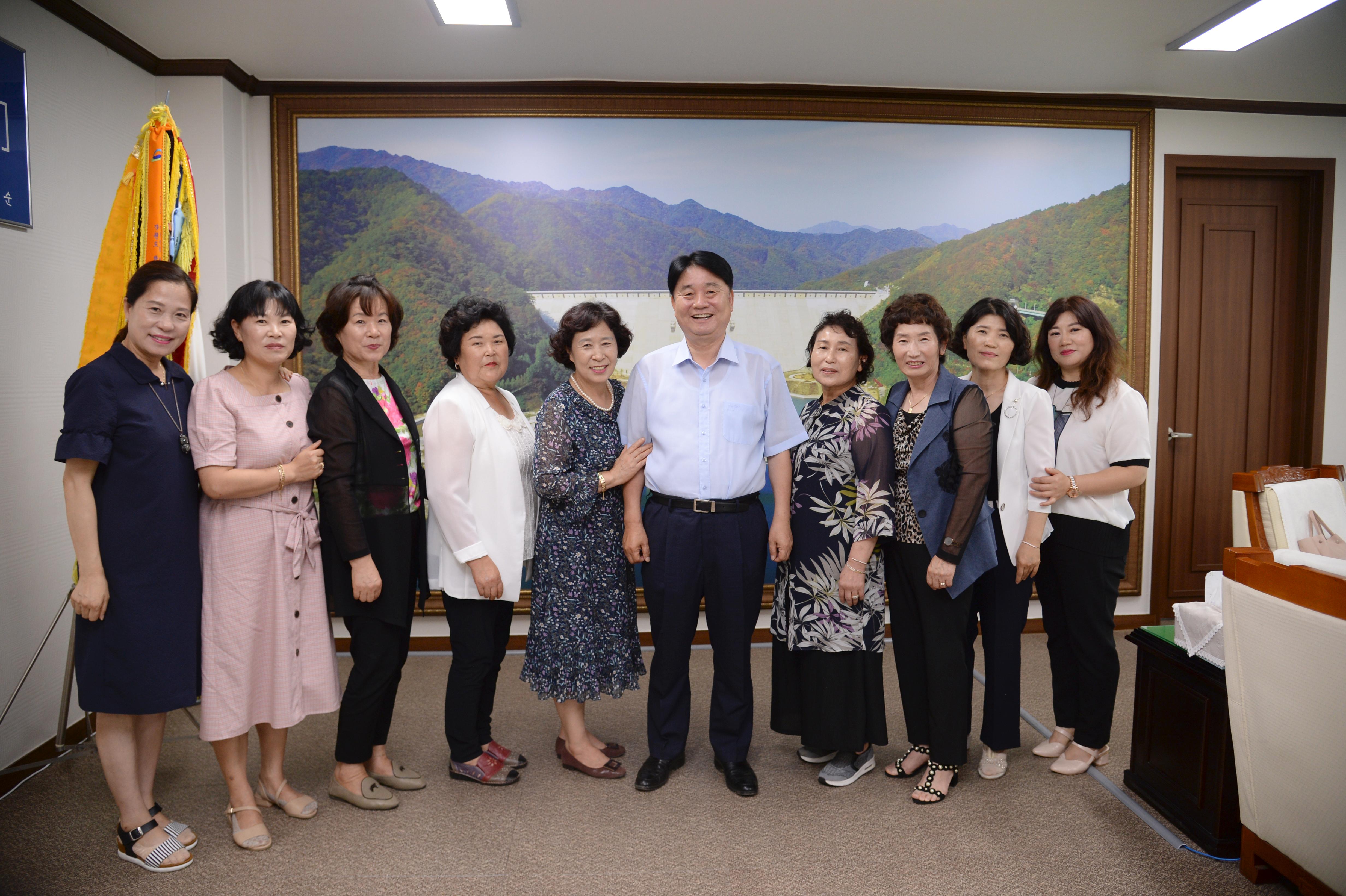 2020 화천군여성단체협의회 방문 사진