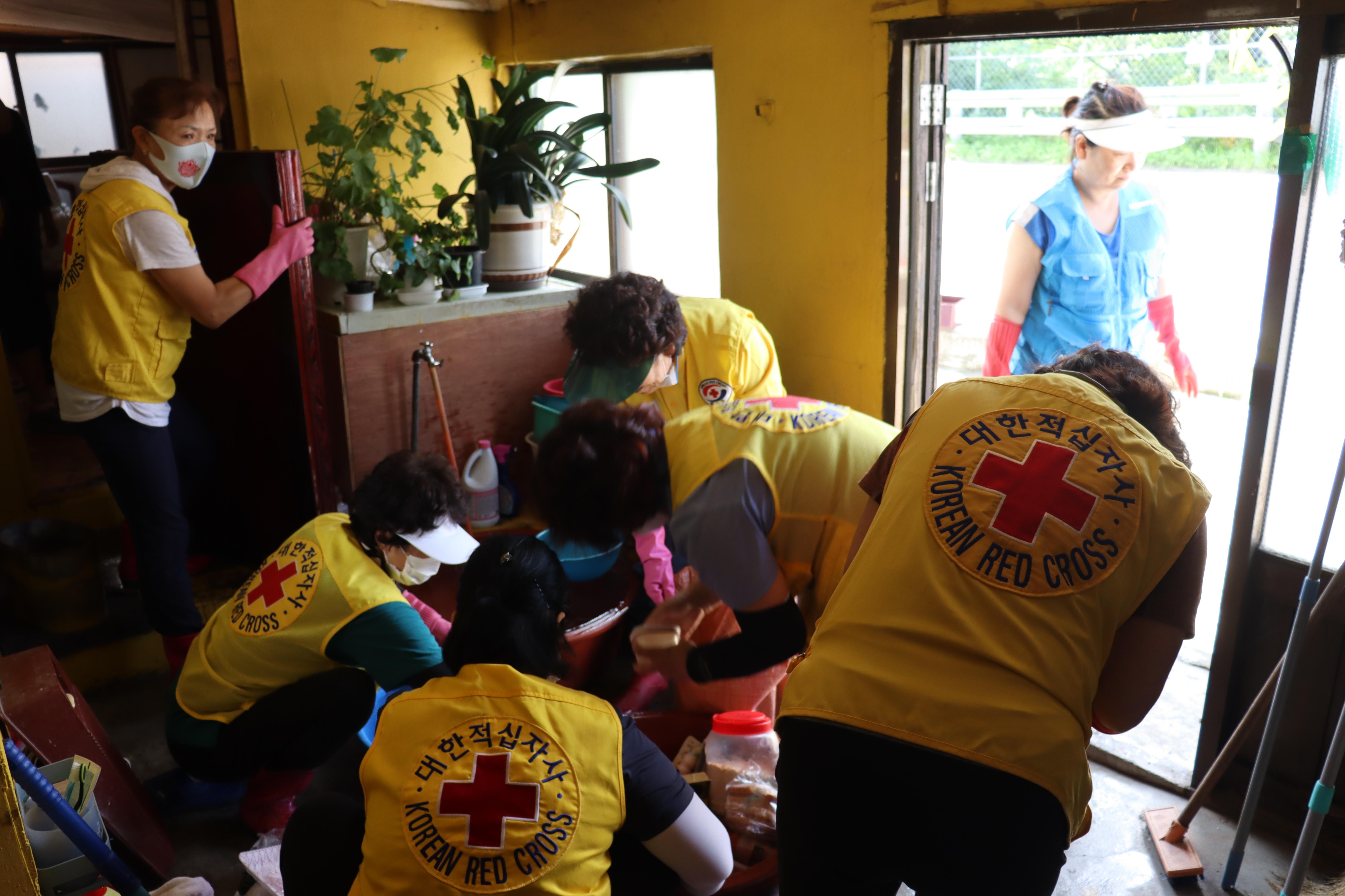 2020 호우피해 지역 복구 자원봉사 활동 의 사진